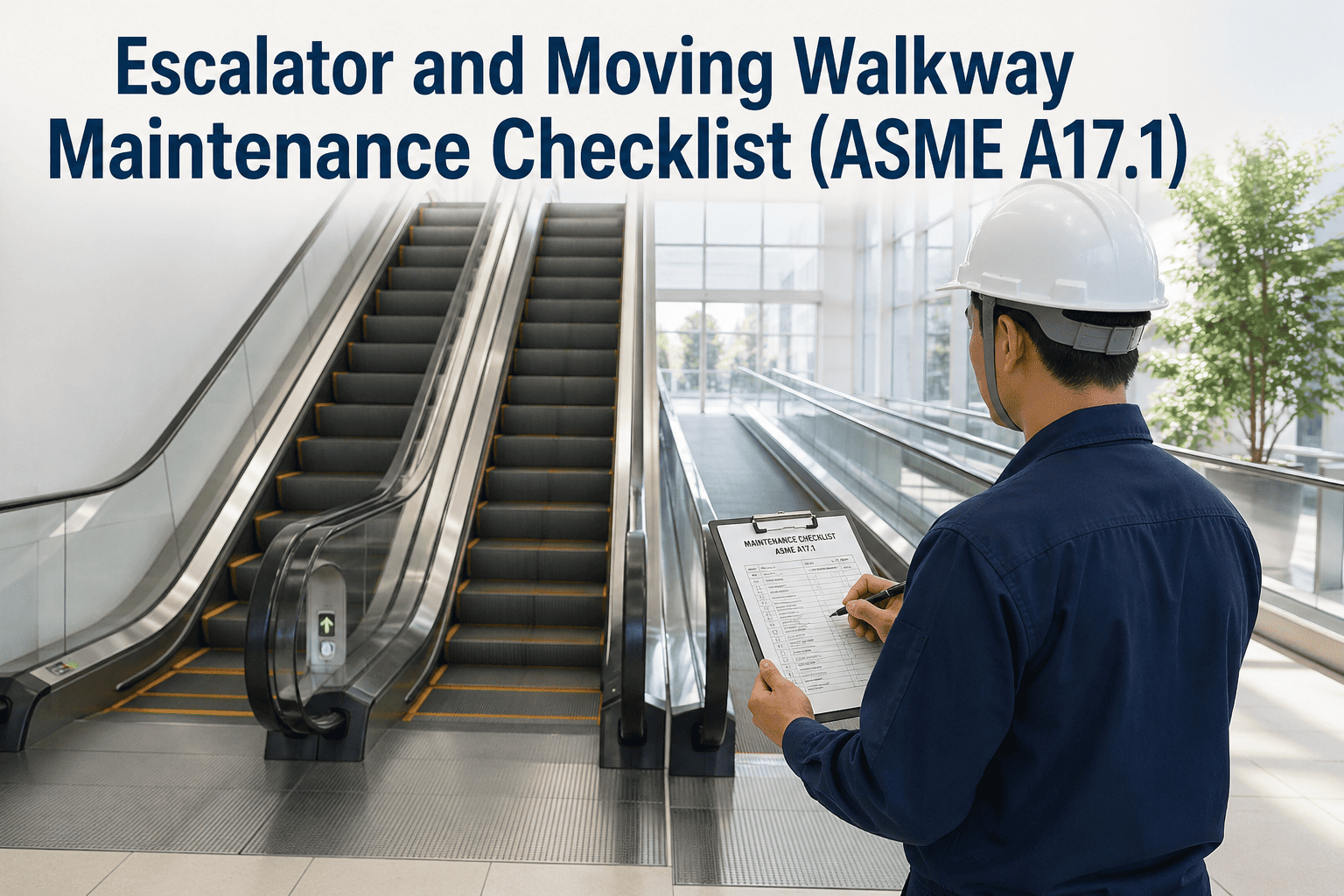 escalator-moving-walkway-maintenance-asme-checklist