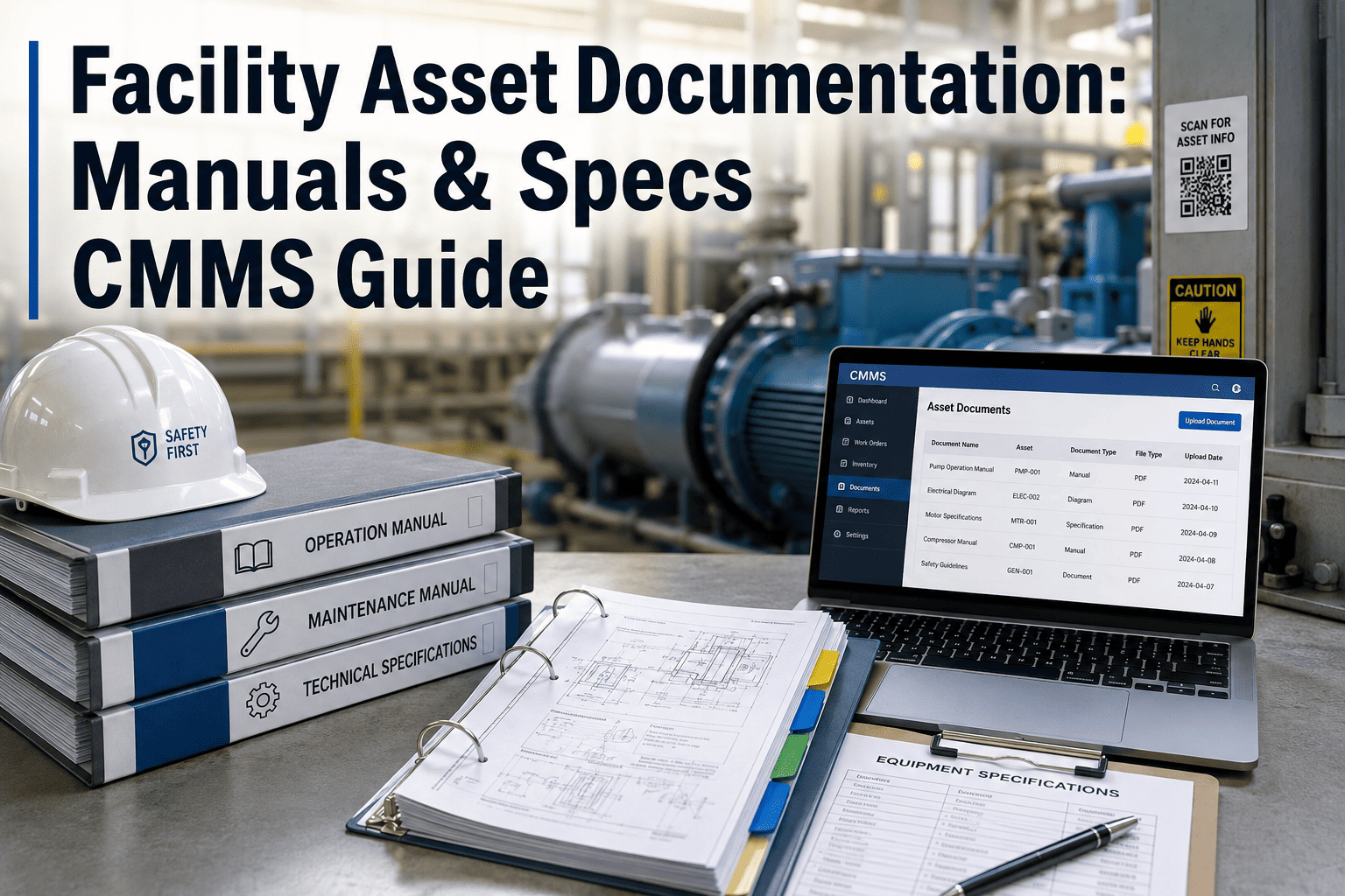 facility-asset-documentation-manuals-specs-cmms-guide