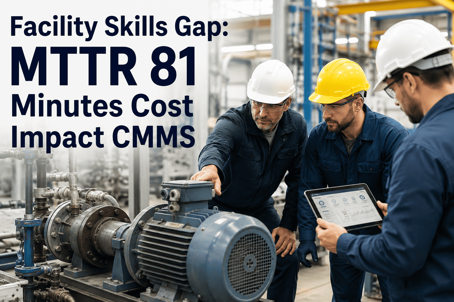 facility-skills-gap-mttr-81-minutes-cost-cmms-guide