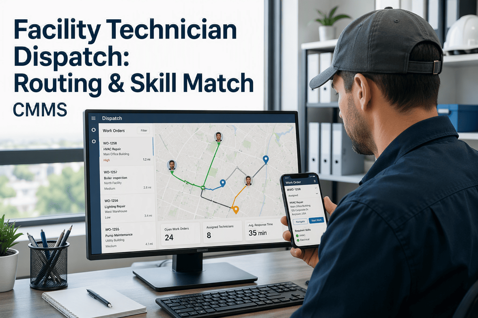 facility-technician-dispatch-routing-skill-match-cmms