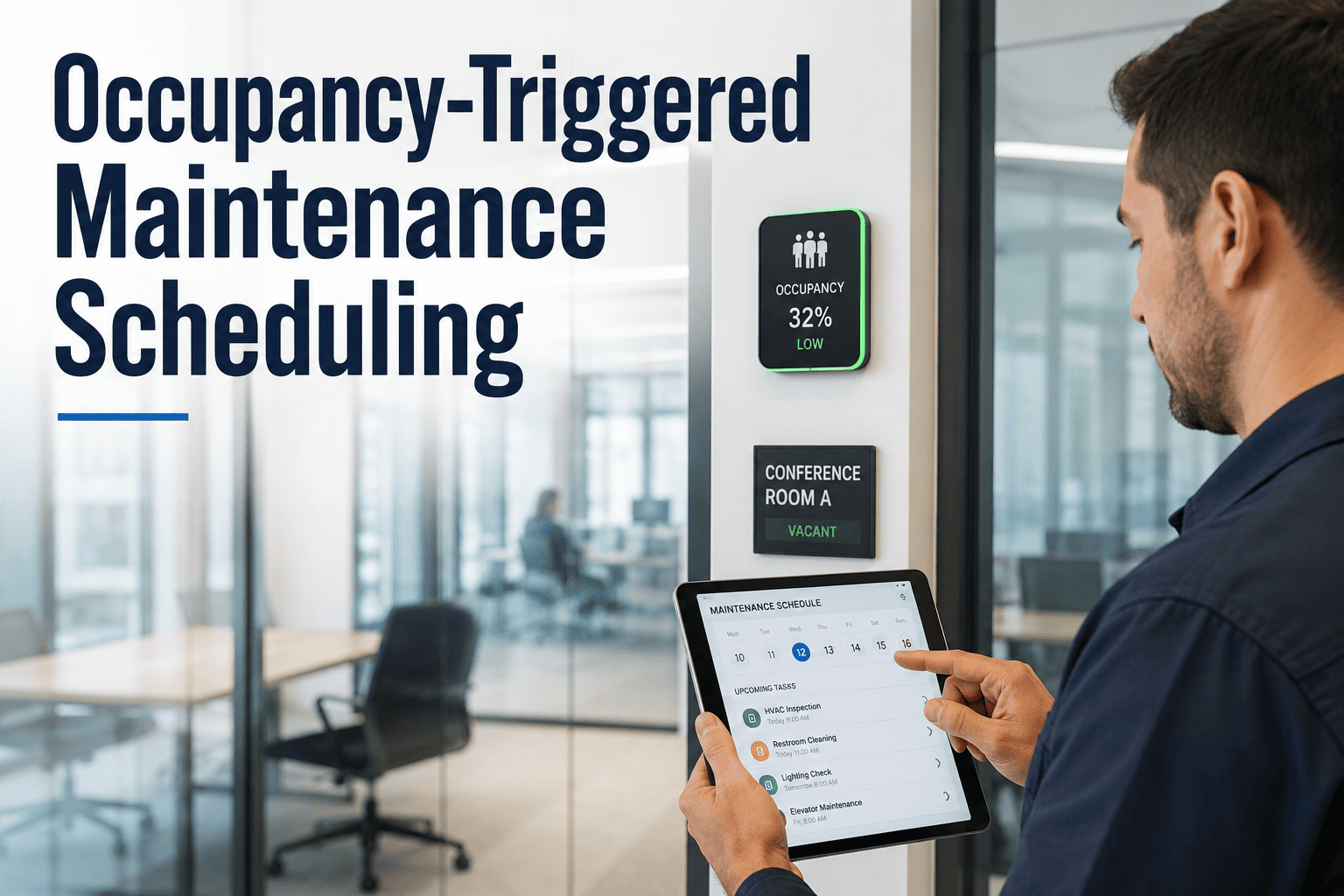 occupancy-triggered-maintenance-scheduling-hybrid-workplace