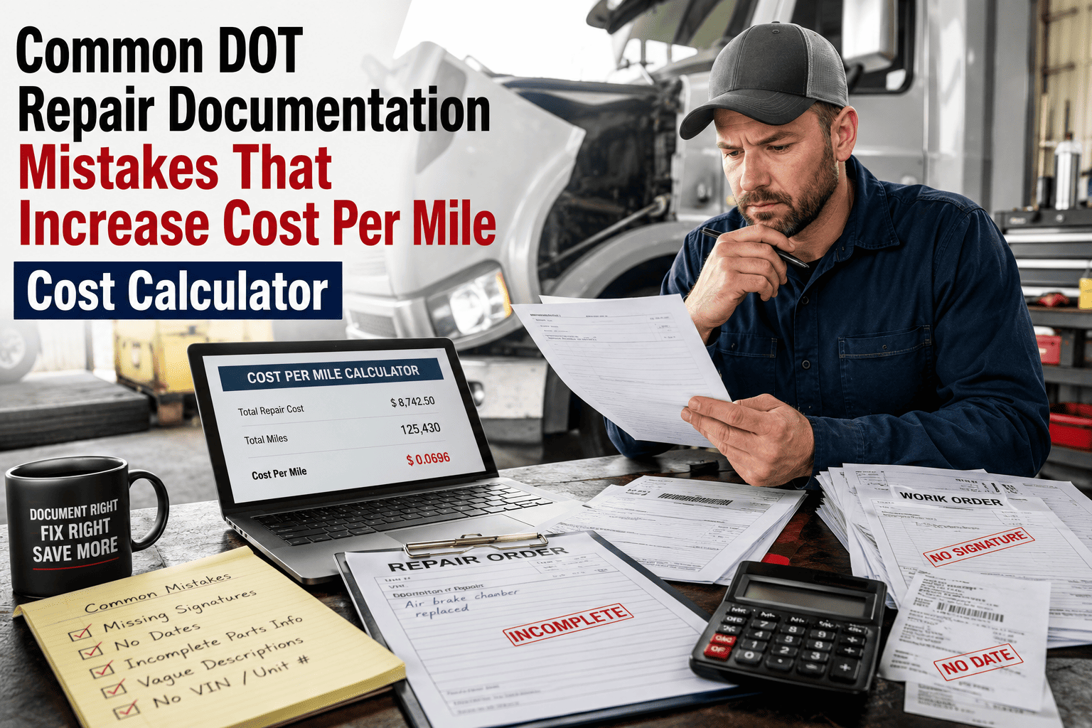 common-dot-repair-documentation-mistakes-that-increase-cost-per-mile-cost-calculator