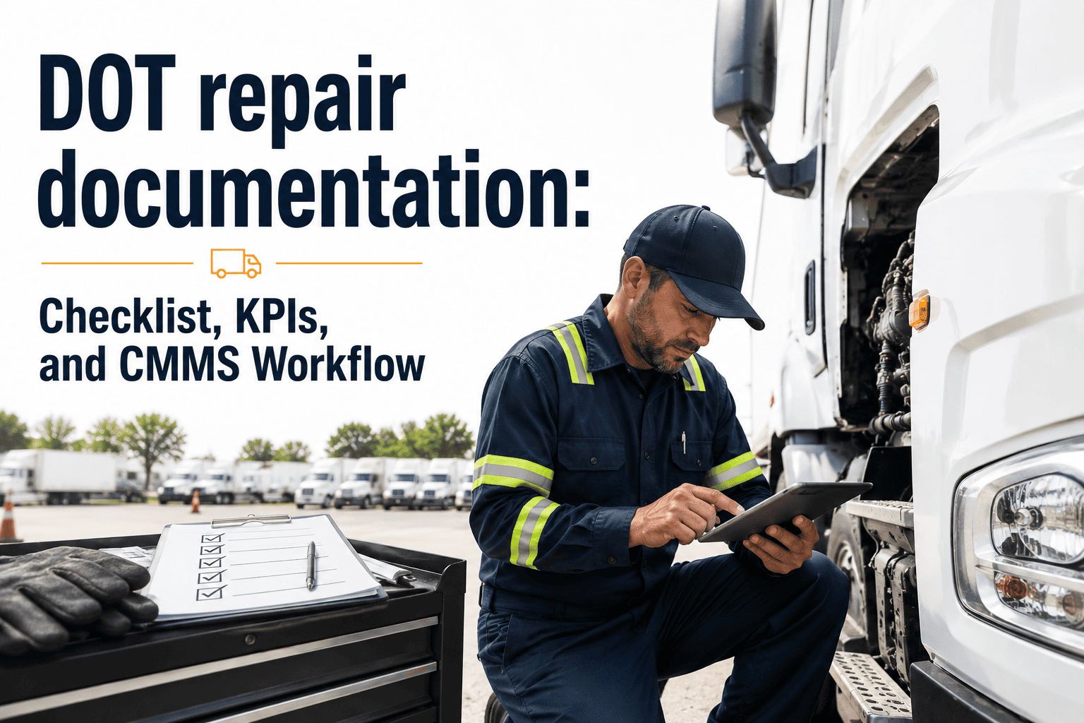 dot-repair-documentation-checklist-kpis-and-cmms-workflow