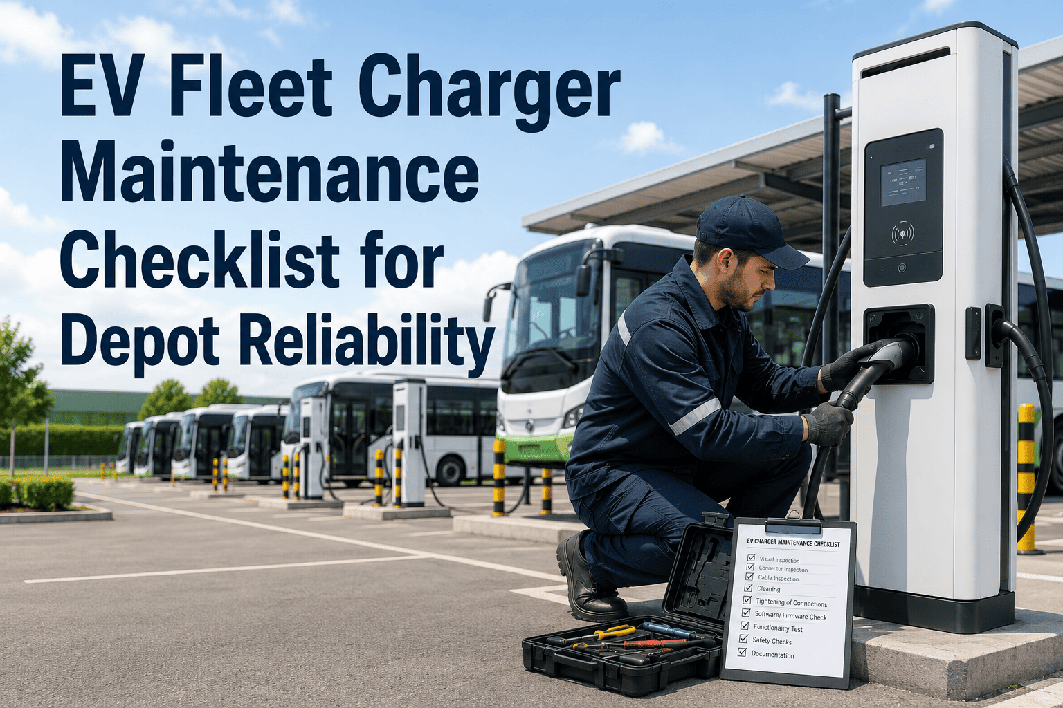 ev-fleet-charger-maintenance-checklist-for-depot-reliability