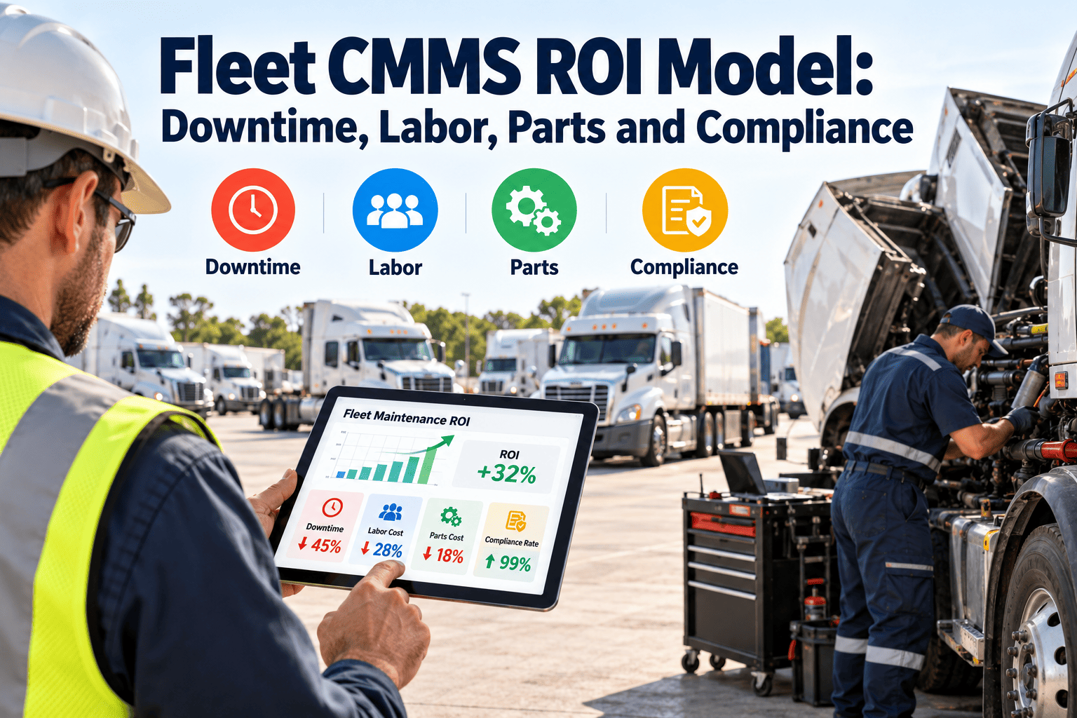 fleet-cmms-roi-model-downtime-labor-parts-and-compliance
