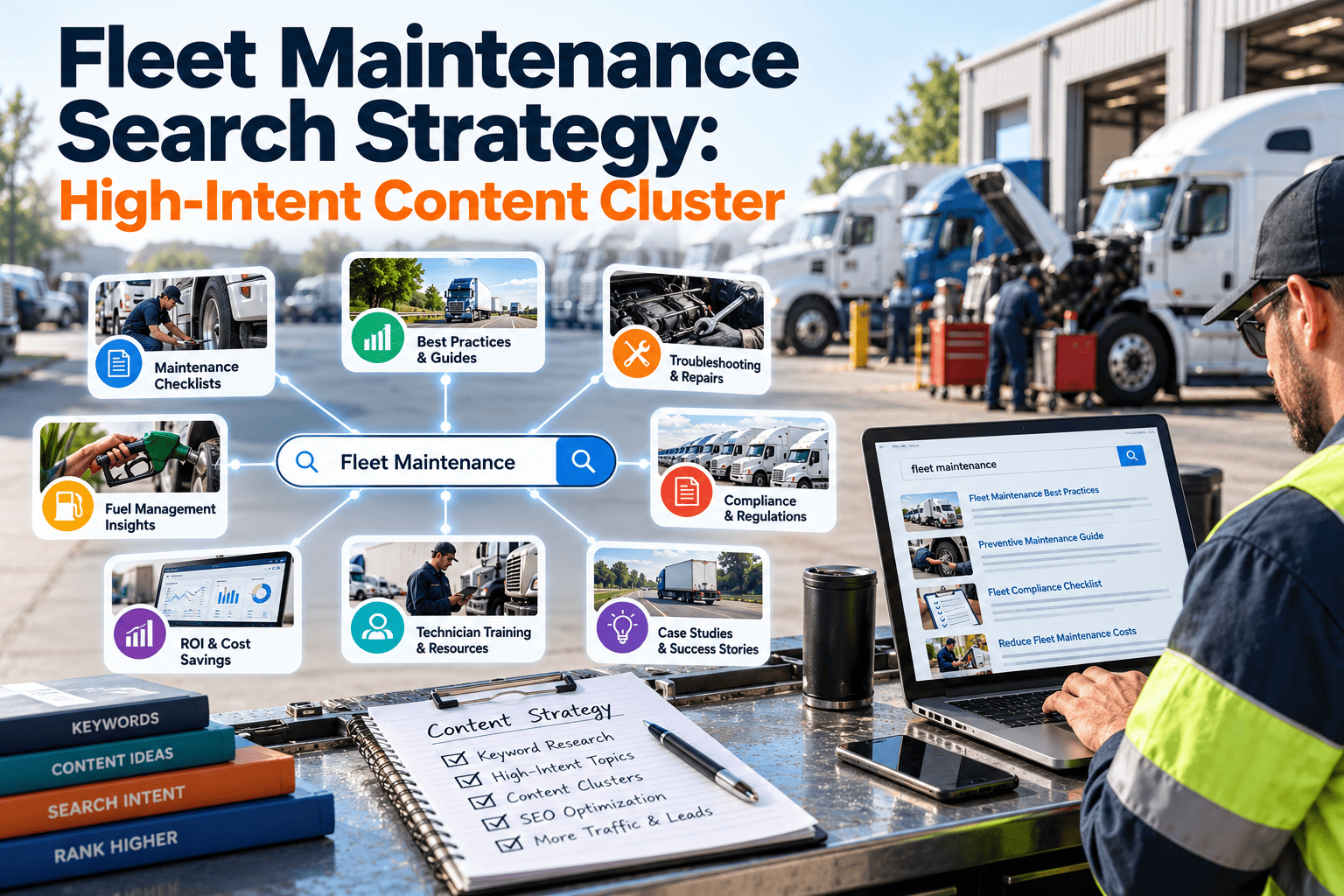 fleet-maintenance-search-strategy-high-intent-content-cluster