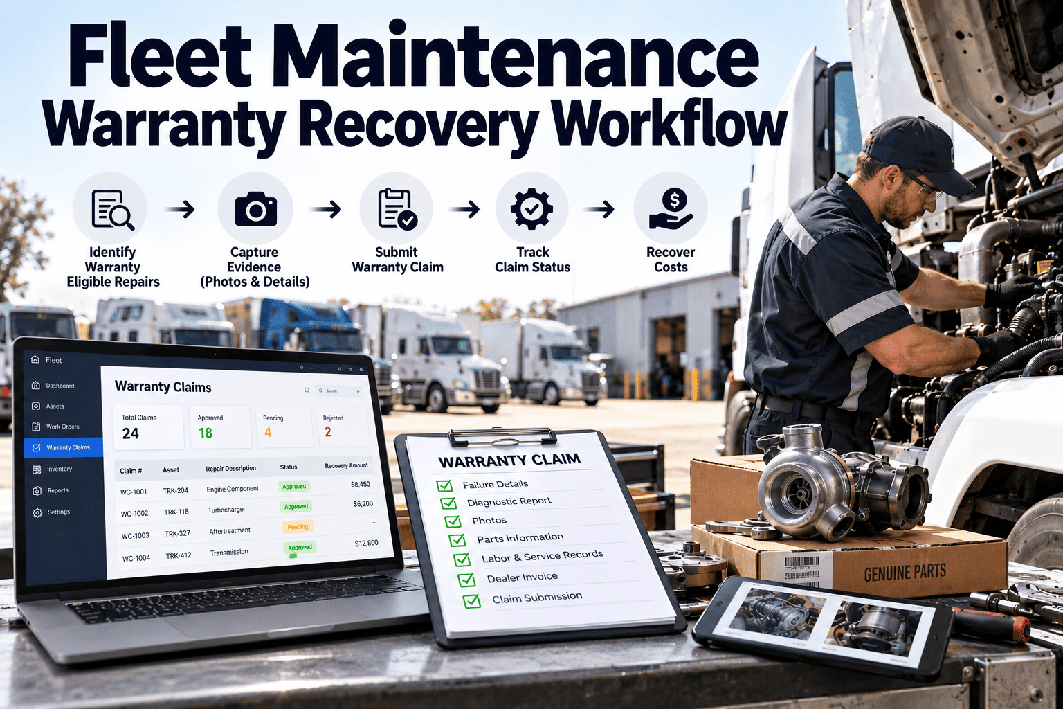 fleet-maintenance-warranty-recovery-workflow