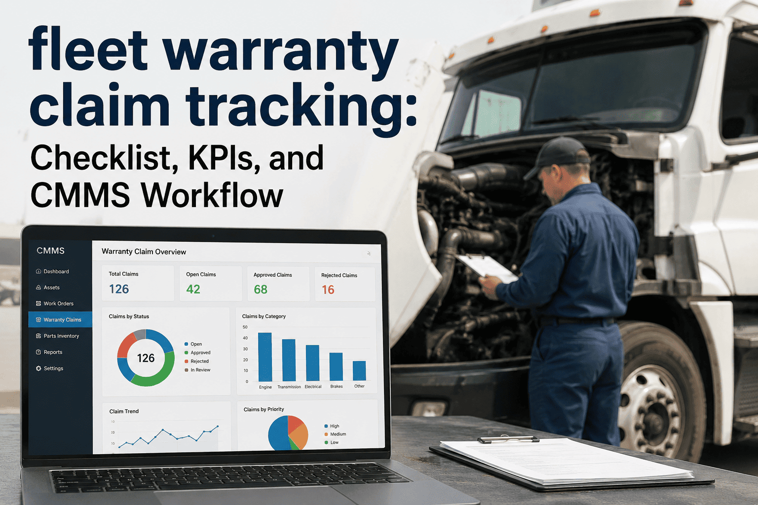 fleet-warranty-claim-tracking-checklist-kpis-and-cmms-workflow