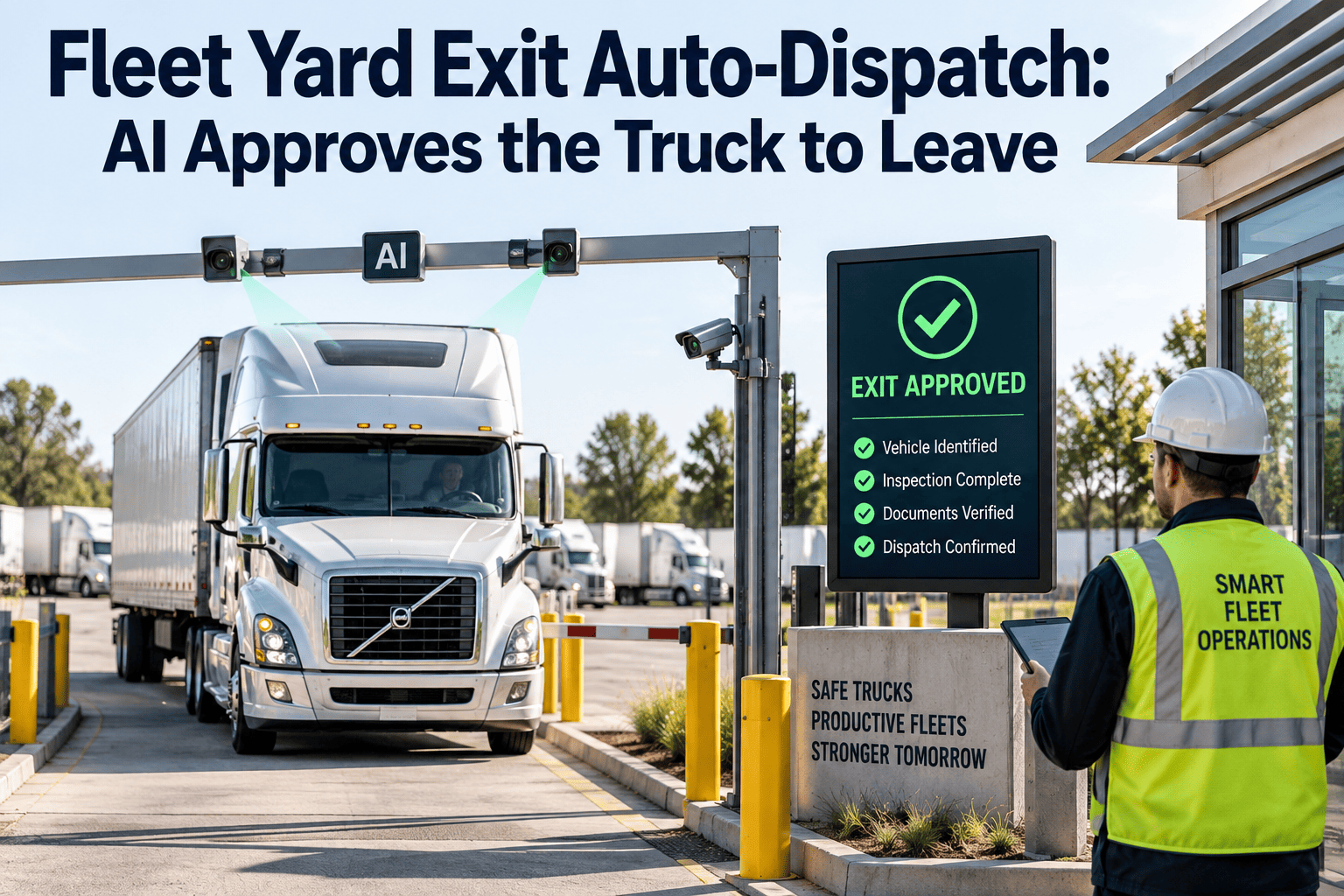fleet-yard-exit-auto-dispatch-ai-integration