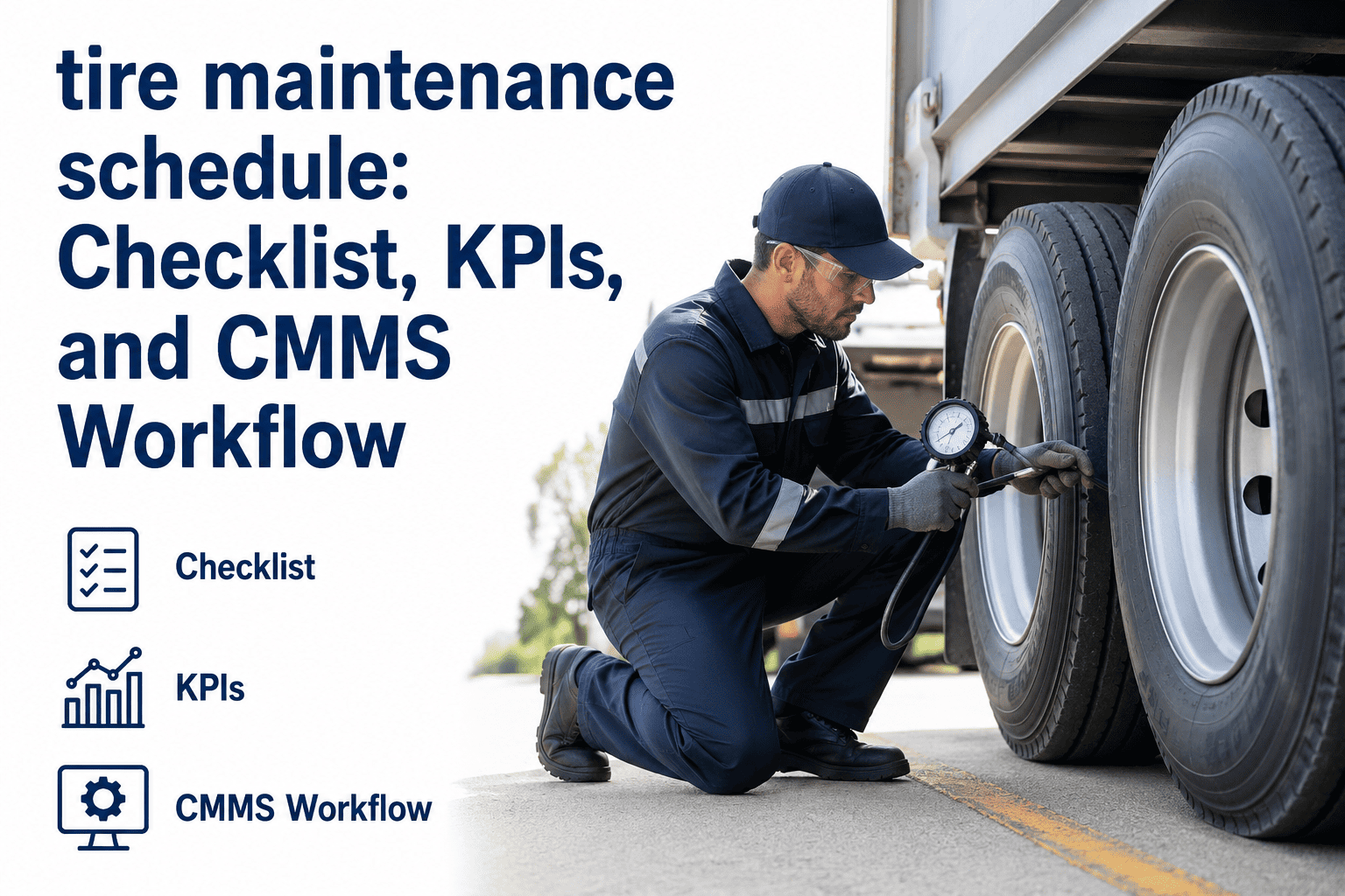 tire-maintenance-schedule-checklist-kpis-and-cmms-workflow