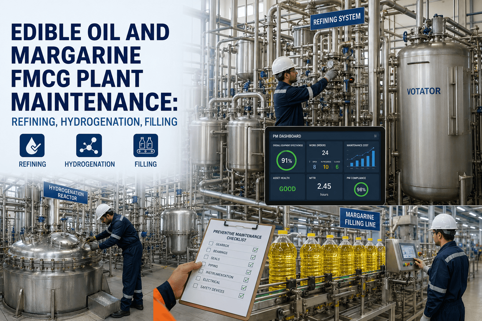edible-oil-margarine-fmcg-plant-maintenance-refining-hydrogenation