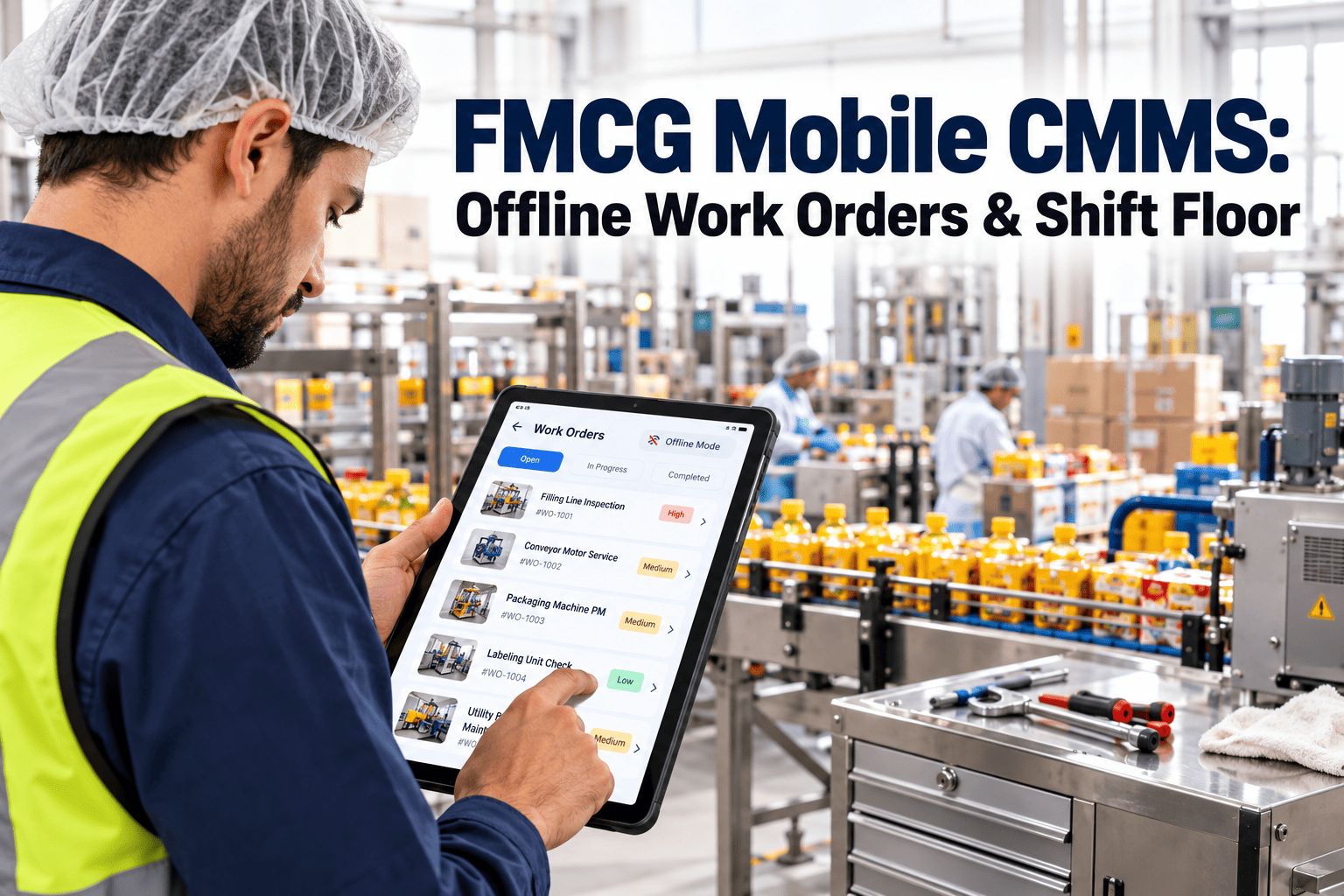 fmcg-mobile-cmms-offline-work-orders-shift-floor