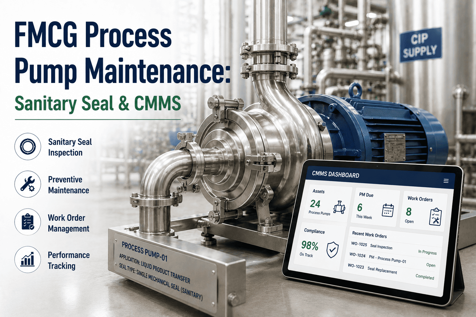 fmcg-process-pump-maintenance-sanitary-seal-cmms