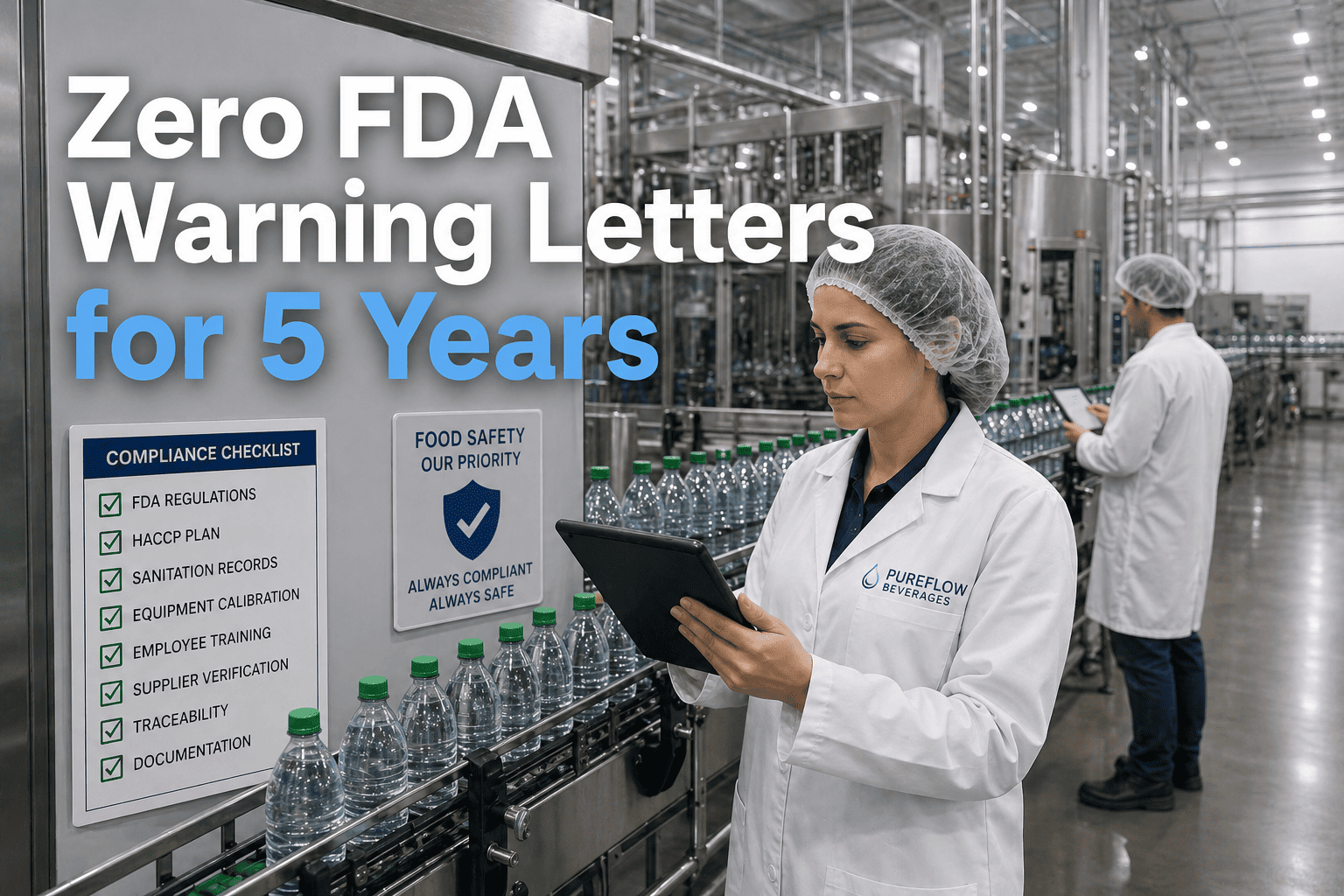 blogpostbeverage-bottling-plant-zero-fda-warning-letters-5-years-oxmaint