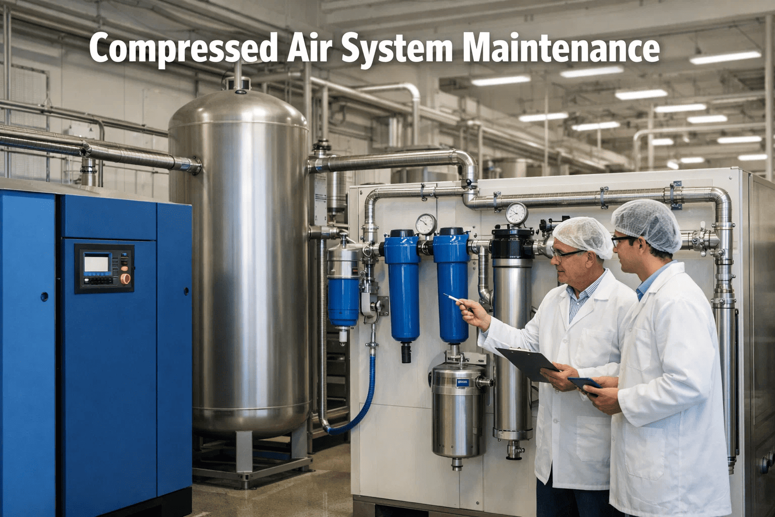 compressed-air-system-maintenance-food-manufacturing-contamination