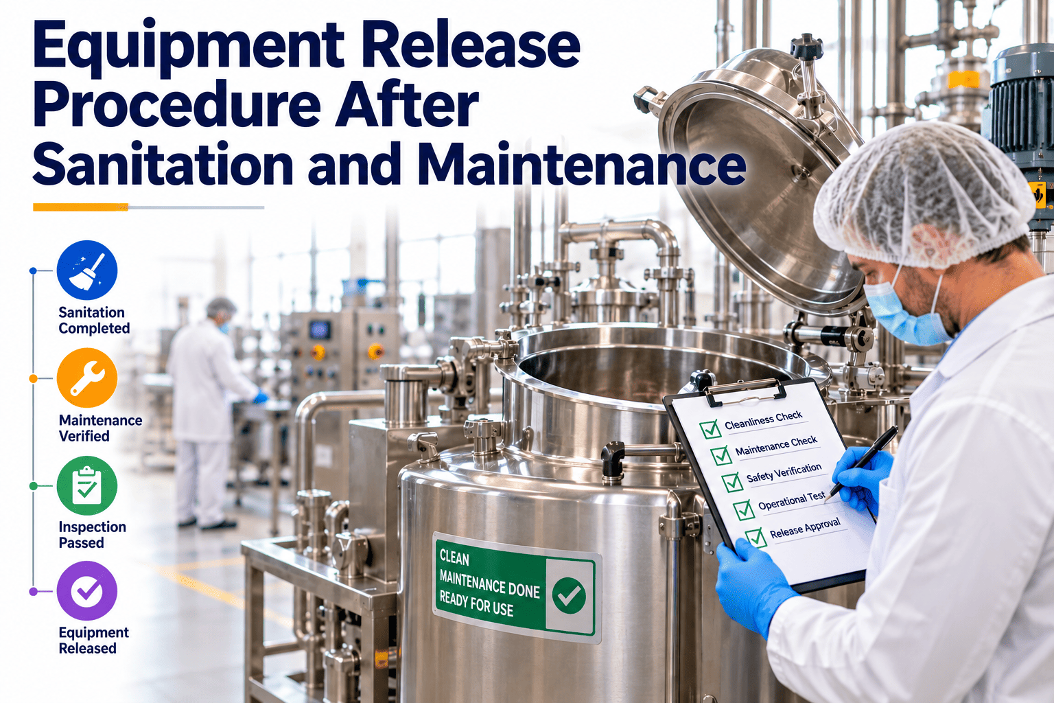 equipment-release-procedure-after-sanitation-maintenance