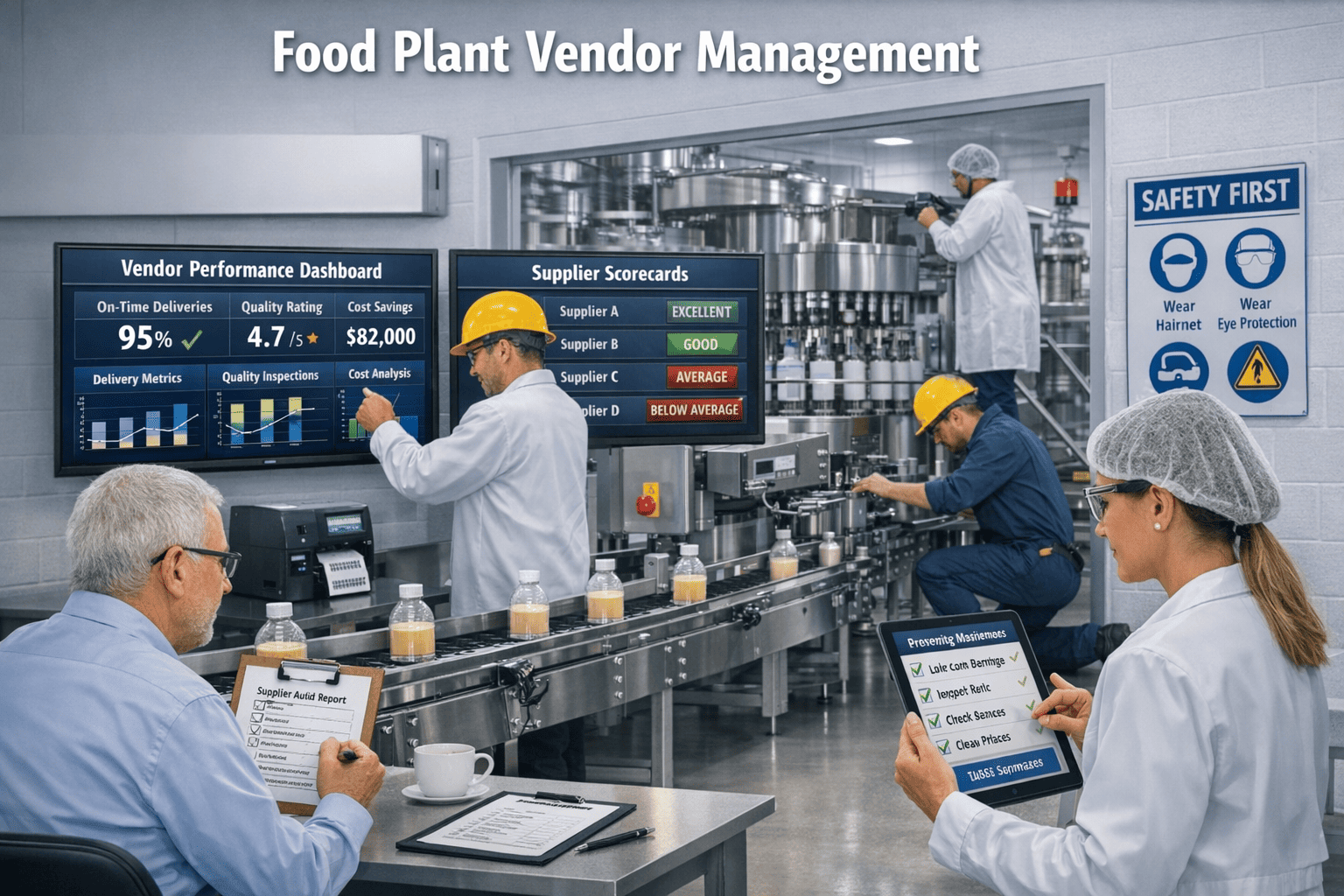 food-beverage-plant-vendor-management-contractors-suppliers