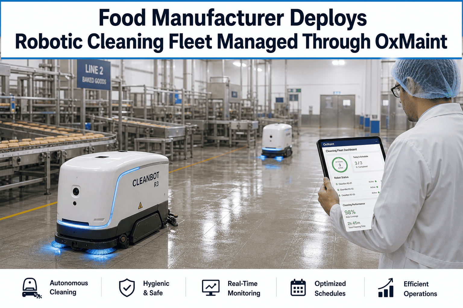 food-manufacturer-robotic-cleaning-fleet-oxmaint