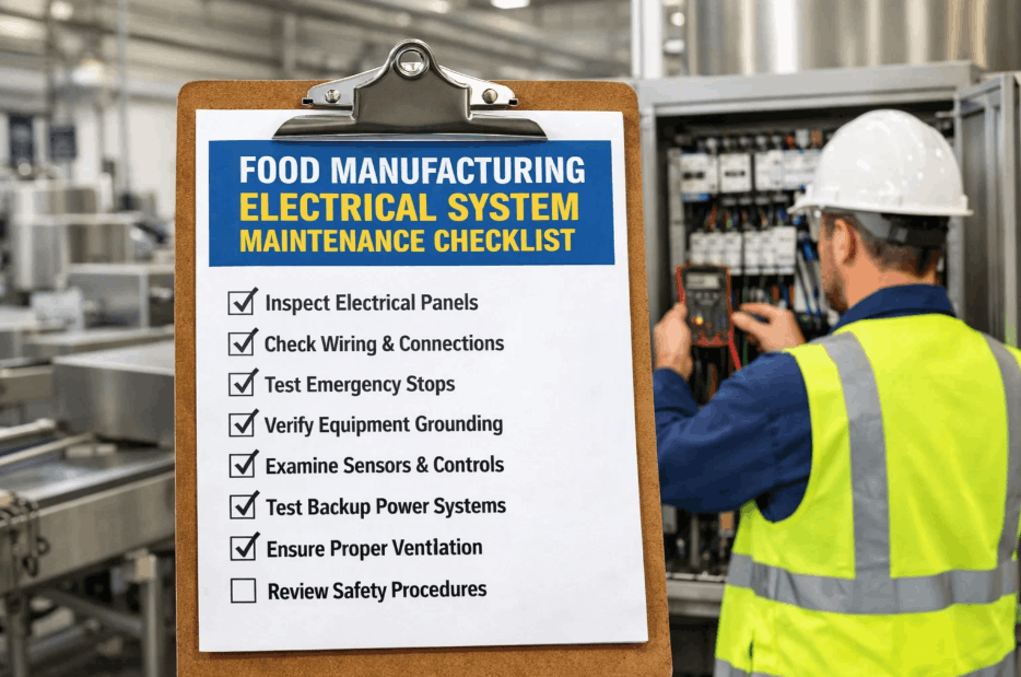 food-manufacturing-electrical-system-maintenance-checklist