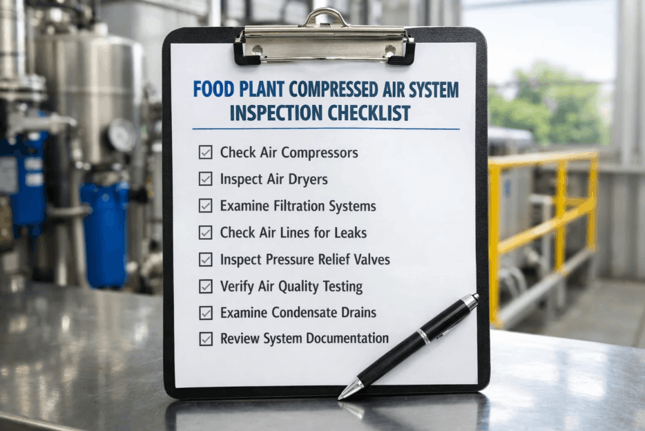 food-plant-compressed-air-system-inspection-checklist