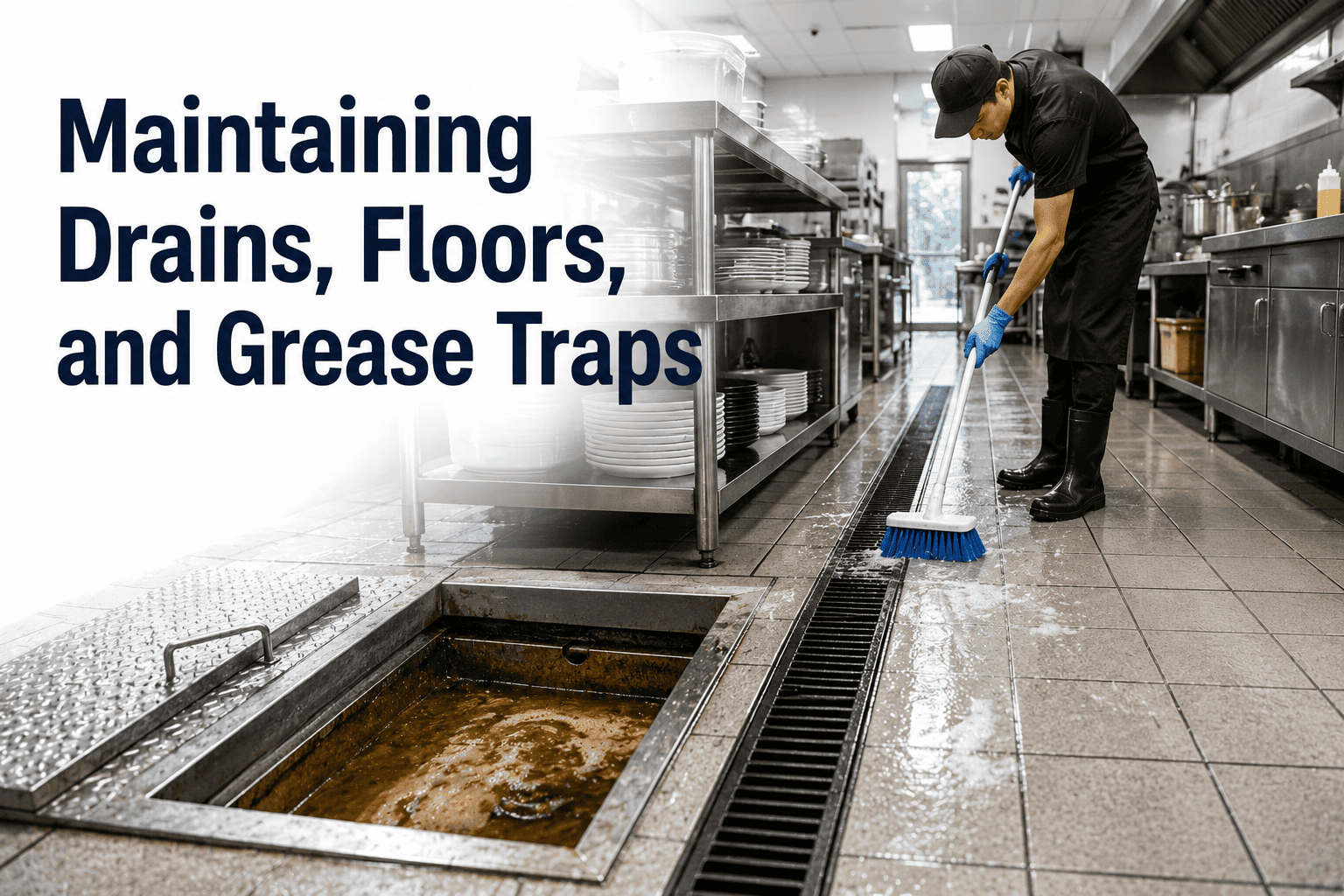 food-plant-drain-floor-grease-trap-maintenance-cmms-guide