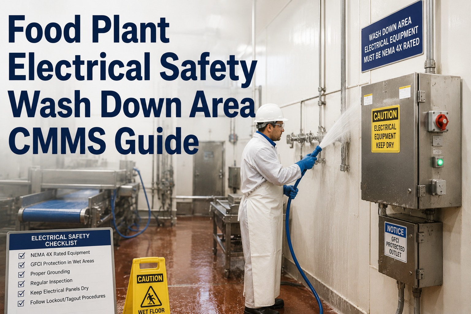 food-plant-electrical-safety-wash-down-area-cmms-guide