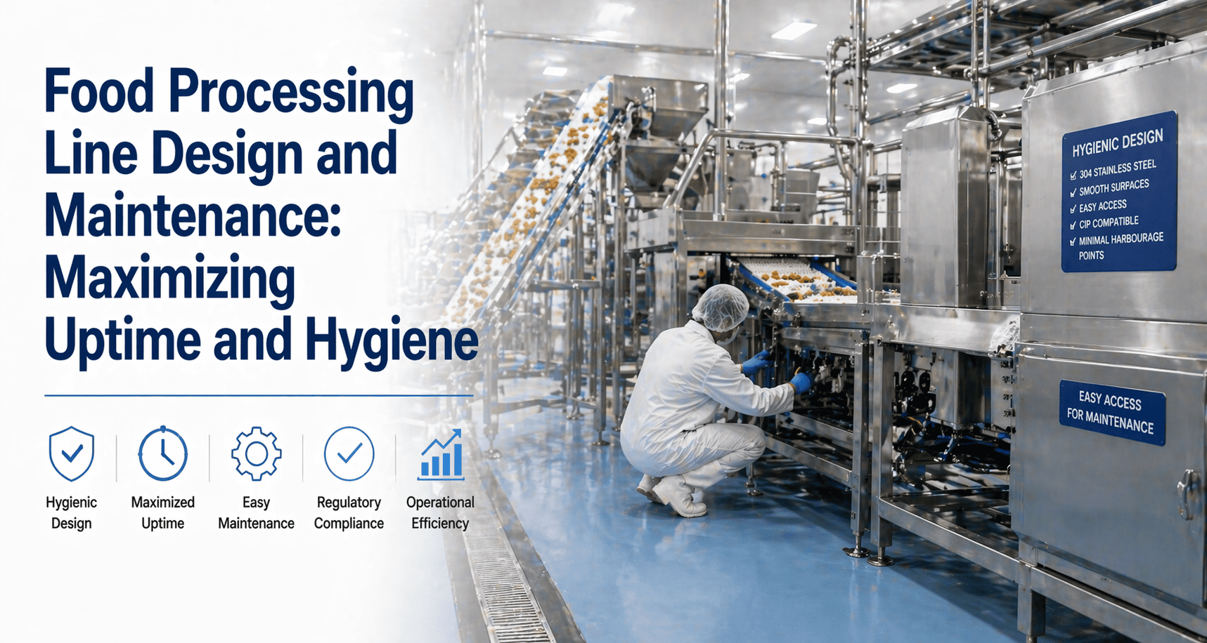food-processing-line-design-maintenance-uptime-hygiene