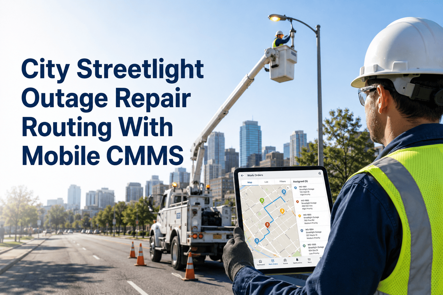 city-streetlight-outage-repair-routing-mobile-cmms