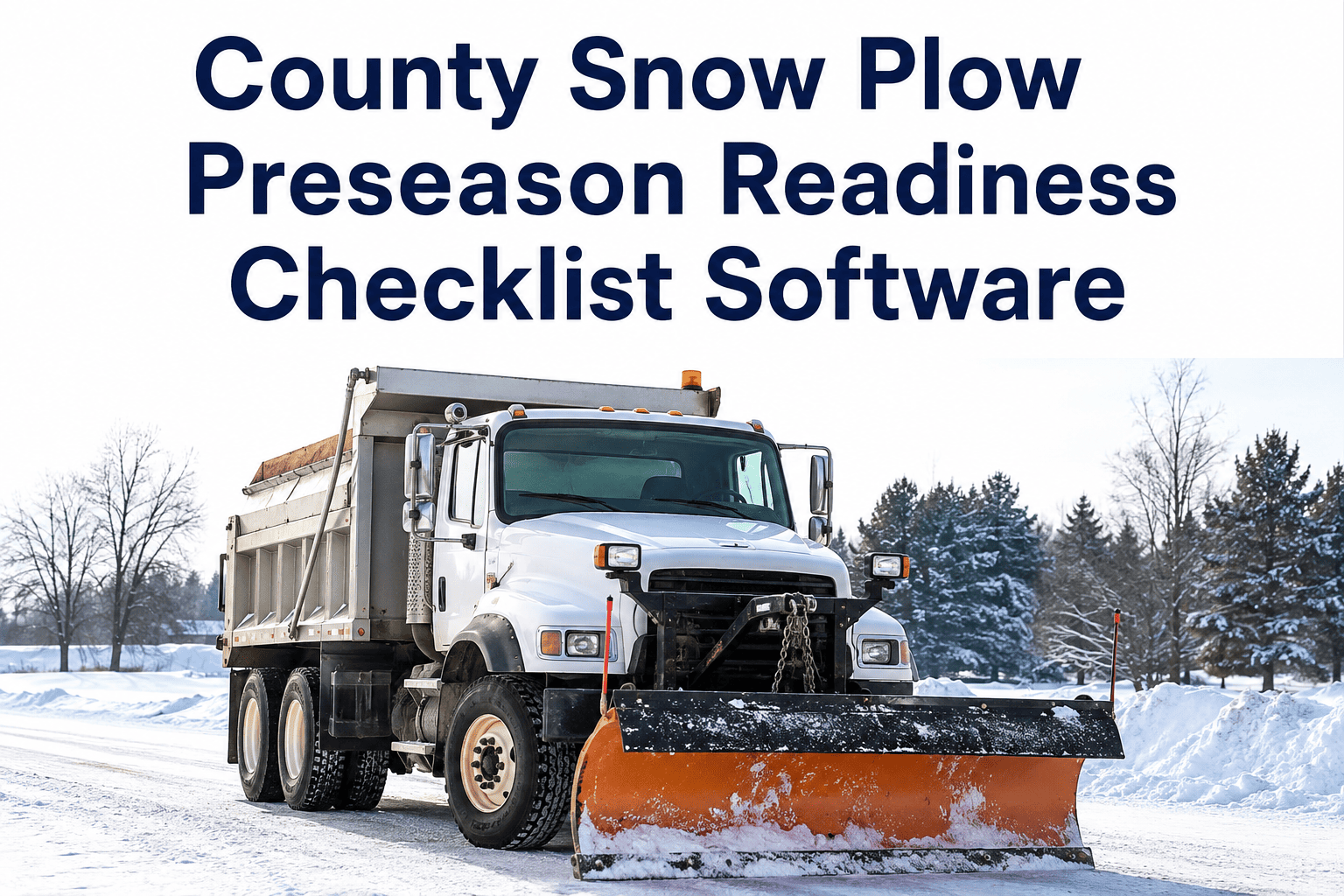 county-snow-plow-preseason-readiness-checklist-software