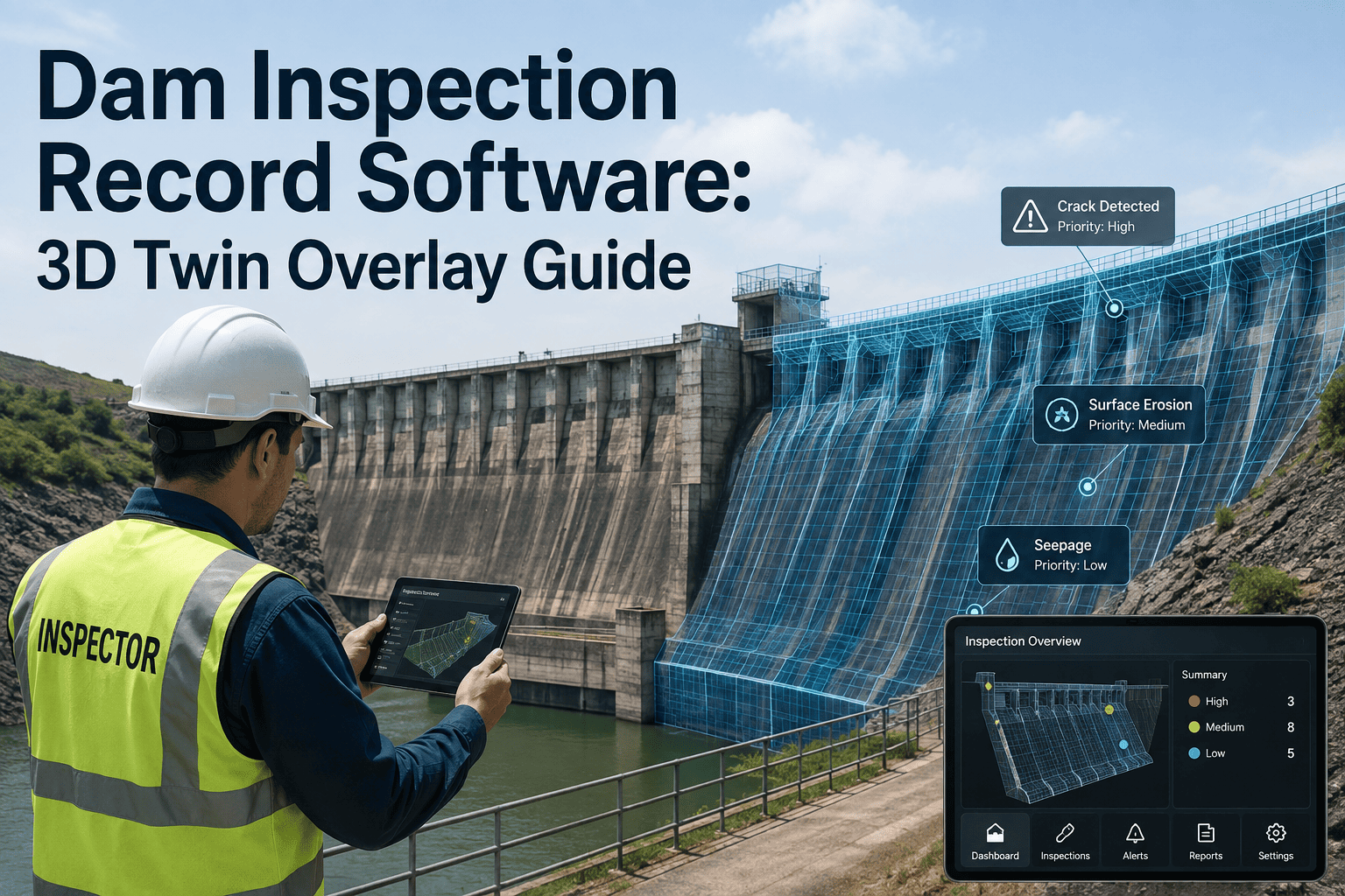 dam-inspection-record-software-3d-twin-overlay-guide