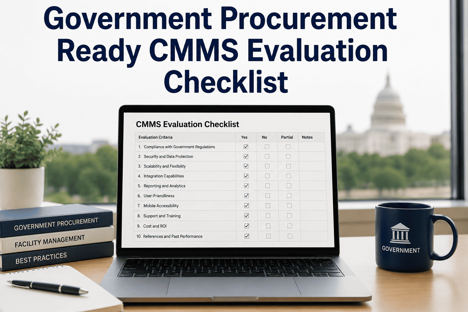 government-procurement-ready-cmms-evaluation-checklist