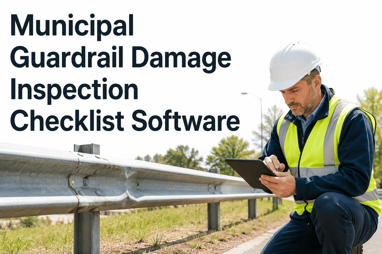 municipal-guardrail-damage-inspection-checklist-software