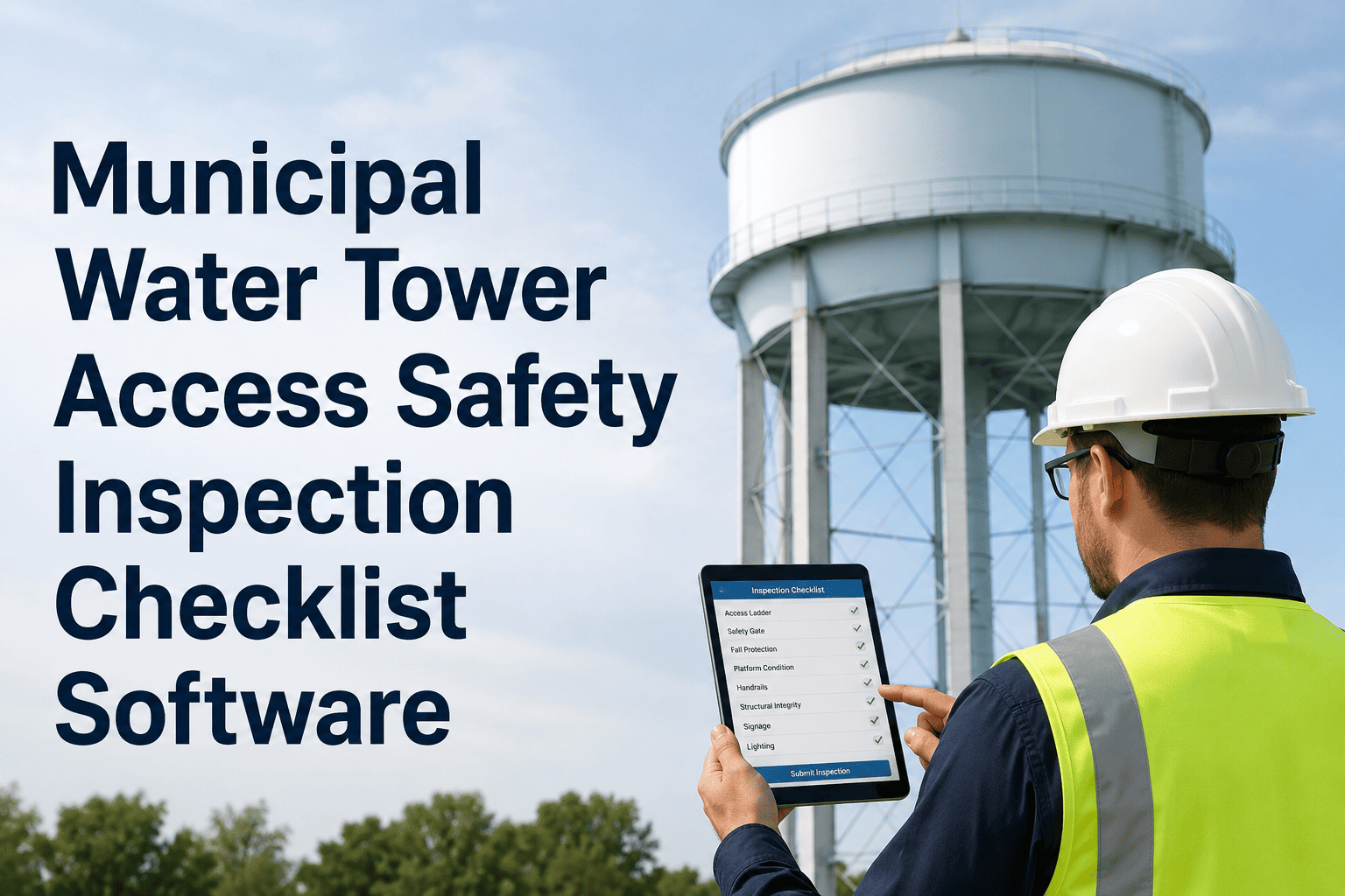 municipal-water-tower-access-safety-inspection-checklist-software