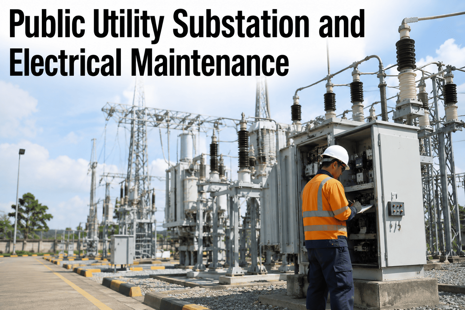 public-utility-substation-electrical-maintenance