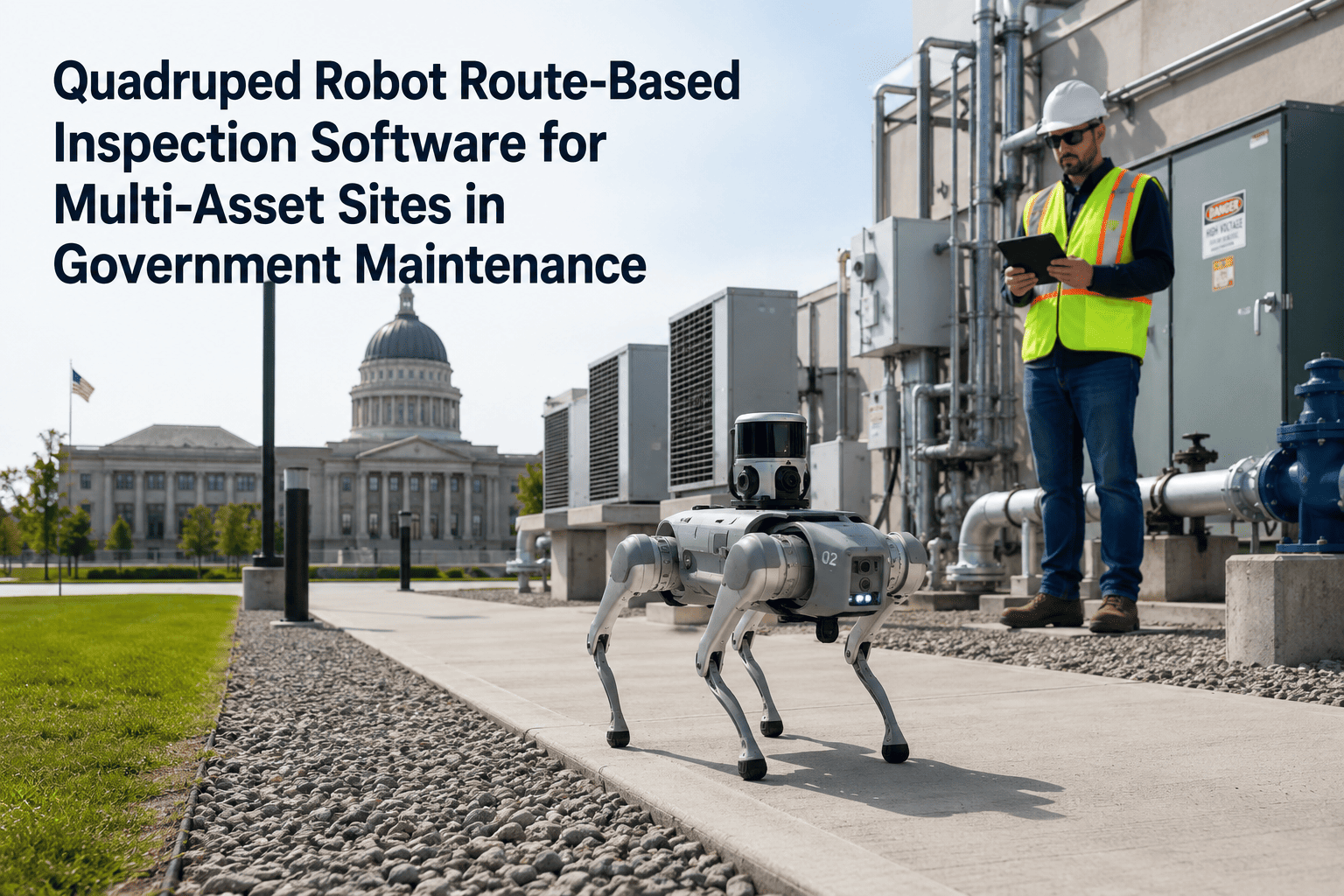 quadruped-robot-route-based-inspection-software-for-multi-asset-sites-in-government-maintenance
