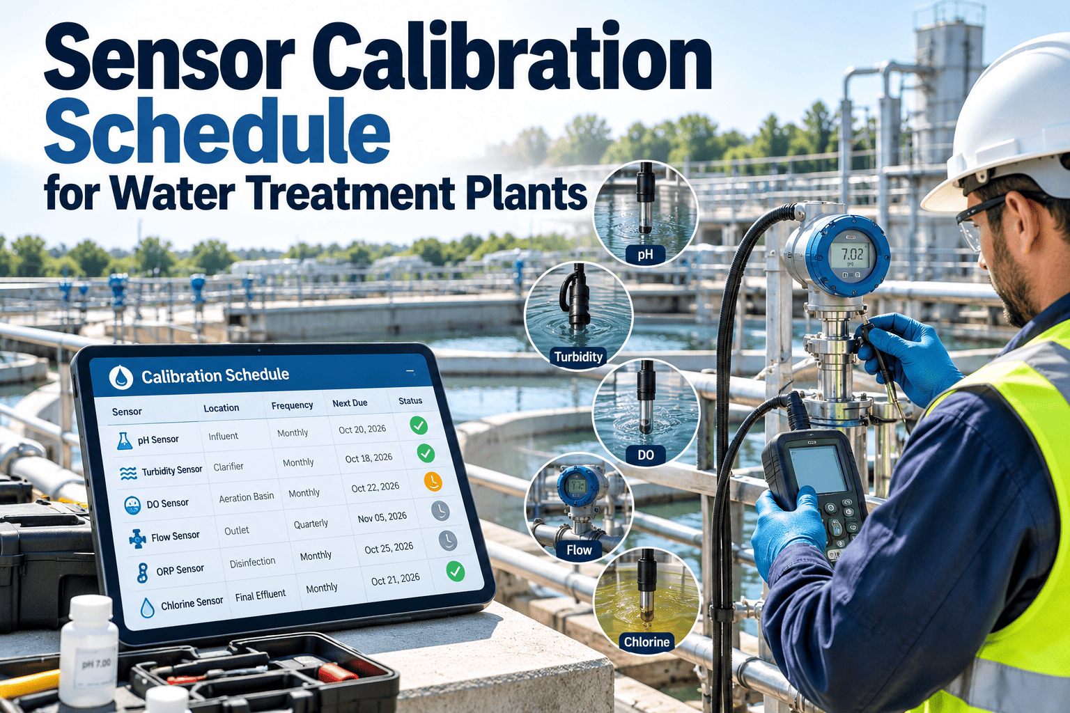 sensor-calibration-schedule-water-treatment-plants-checklist