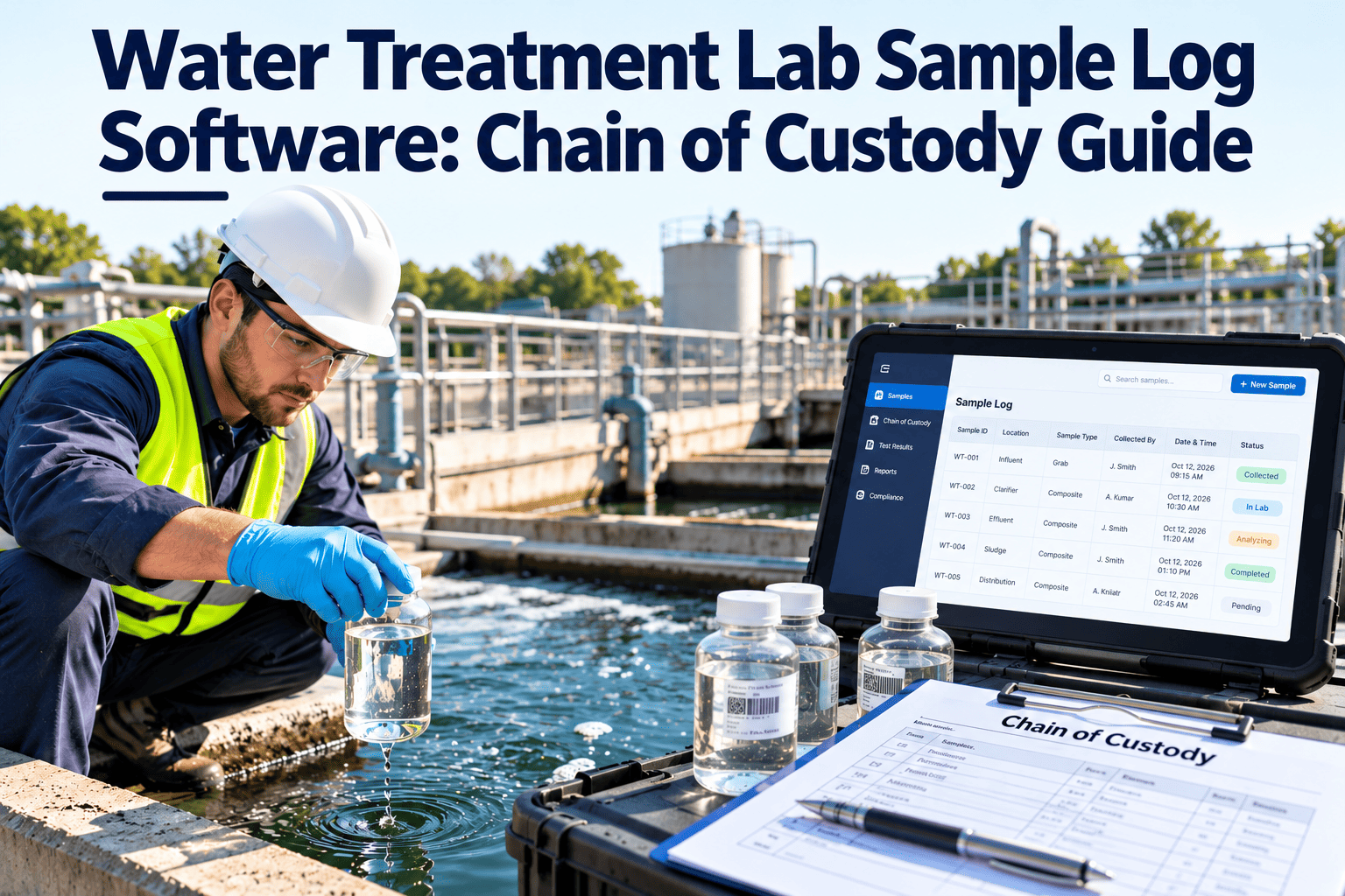 water-treatment-lab-sample-log-software-chain-of-custody-guide