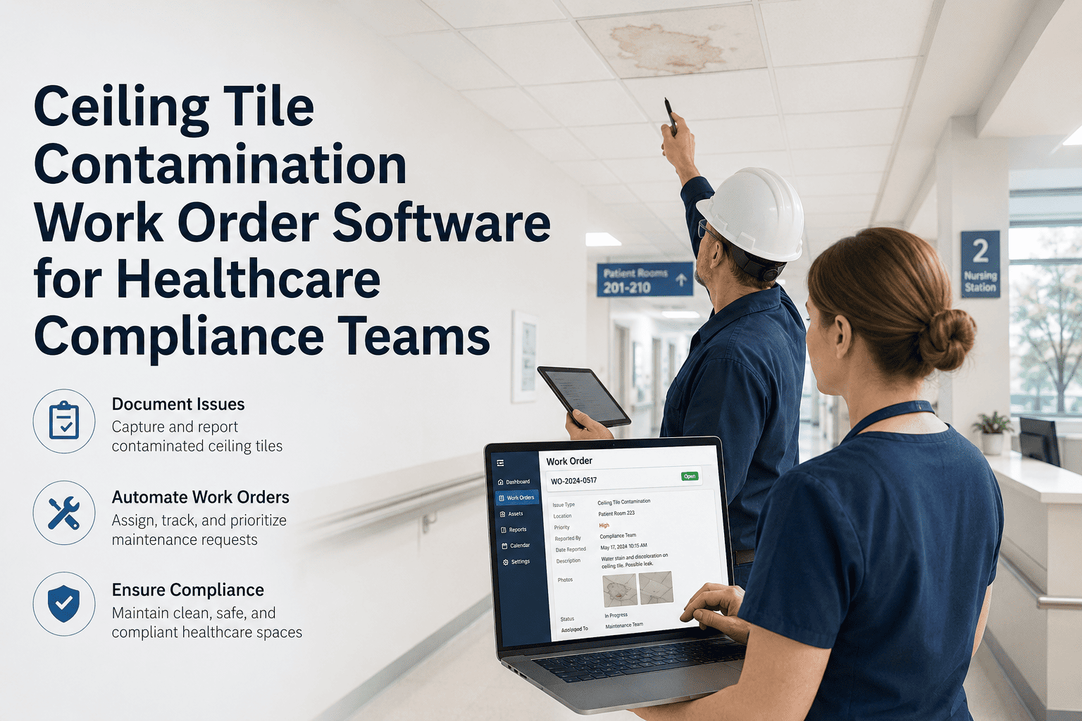 ceiling-tile-contamination-work-order-software-for-healthcare-compliance-teams