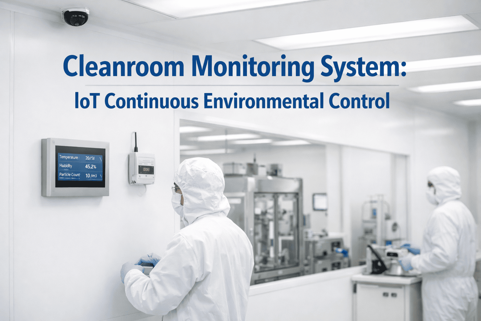 Cleanroom Monitoring System: IoT Continuous Environmental Control