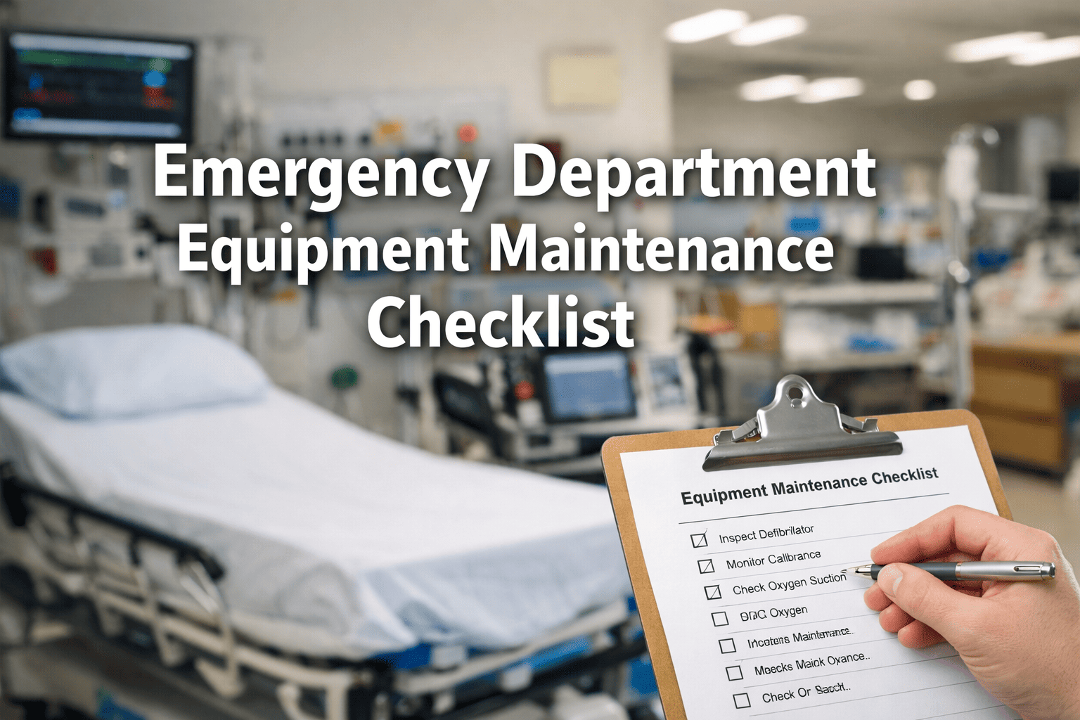 emergency-department-equipment-maintenance-checklist
