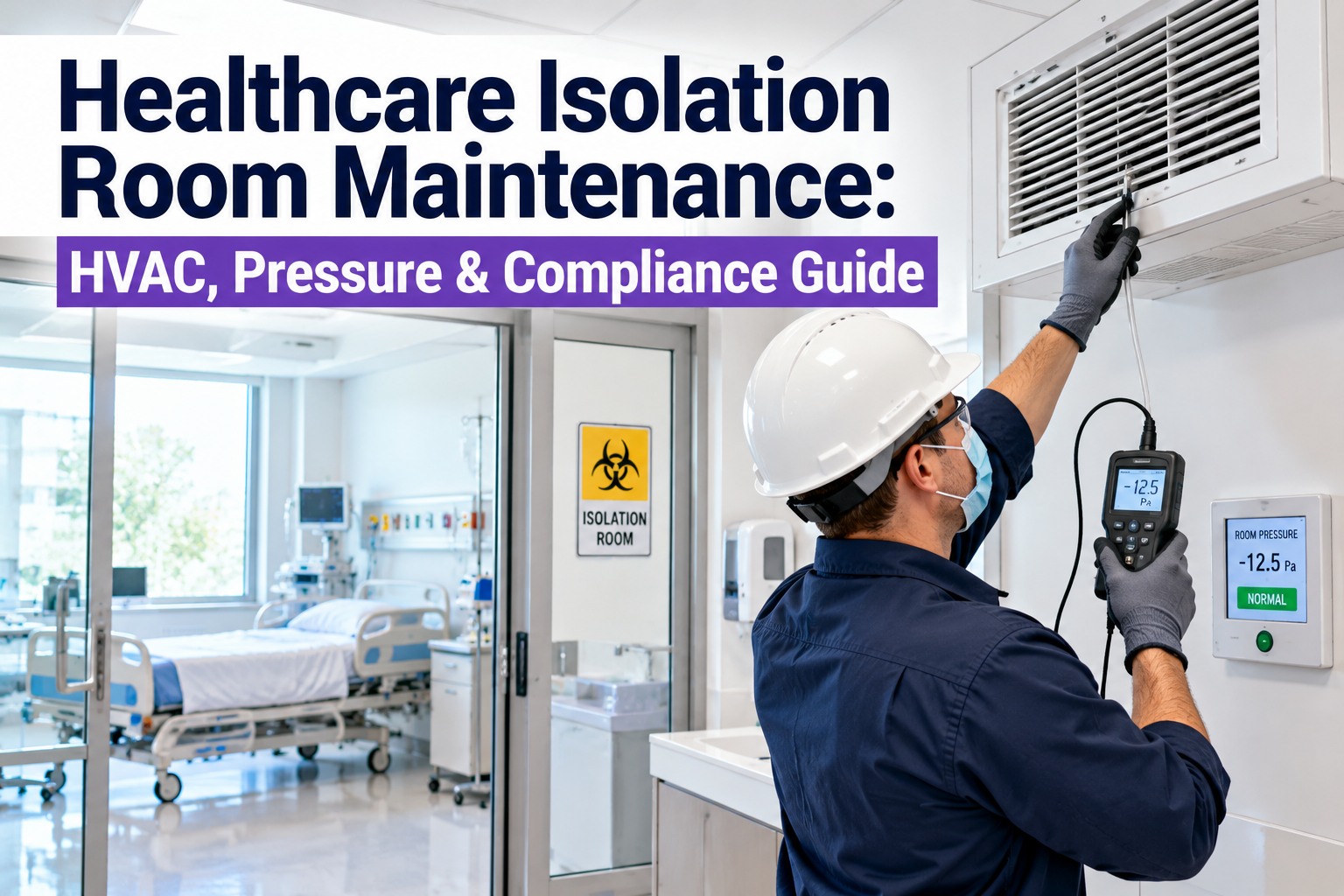 healthcare-isolation-room-maintenance-hvac-pressure-compliance