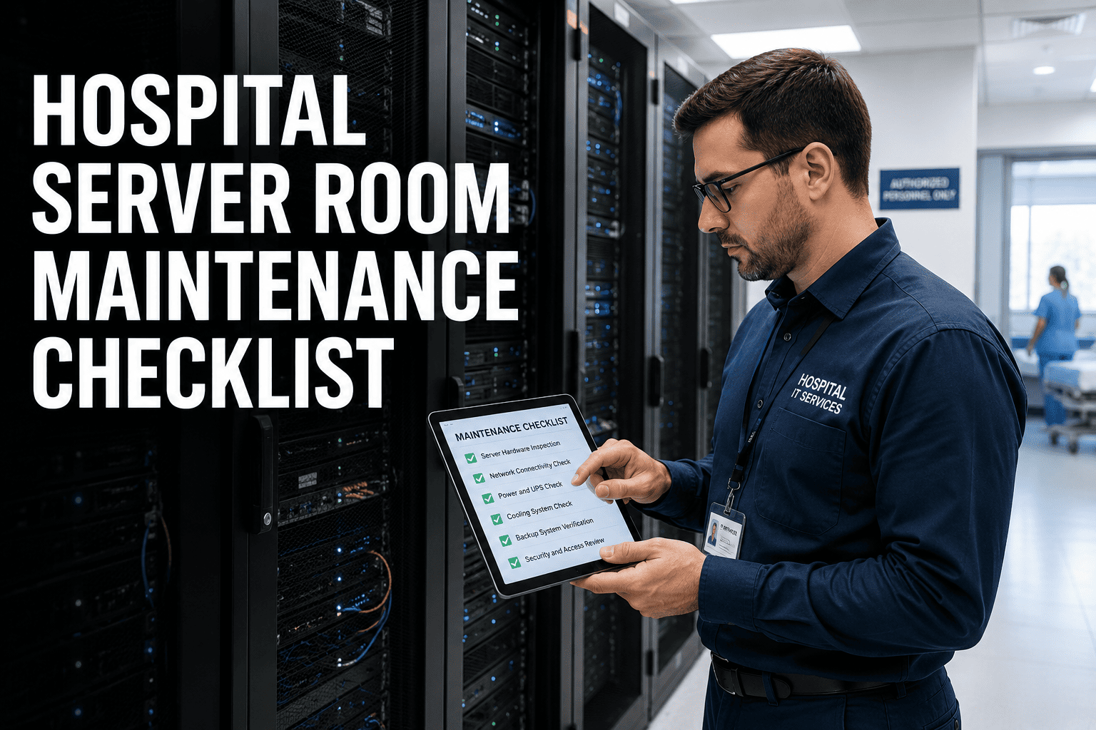hospital-server-room-maintenance-checklist