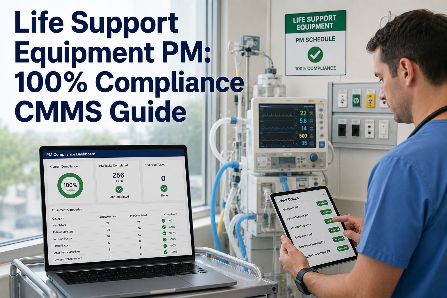 life-support-equipment-pm-100-percent-compliance-cmms