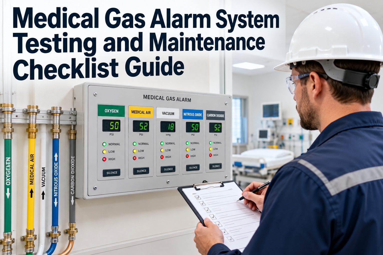 medical-gas-alarm-system-testing-and-maintenance-checklist