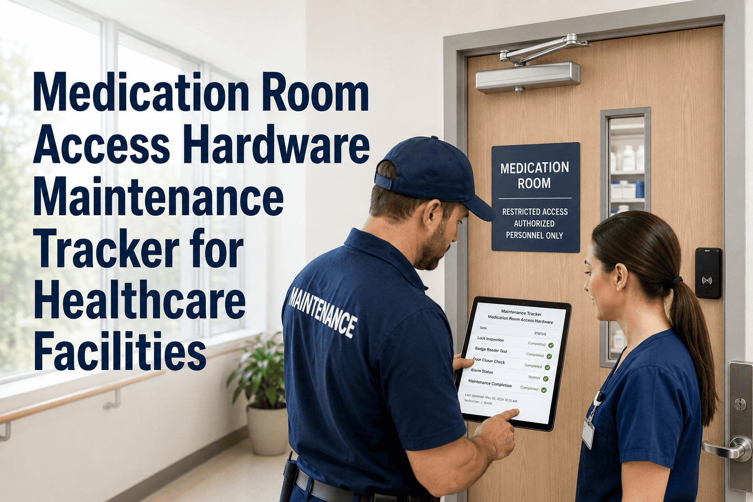 medication-room-access-hardware-maintenance-tracker-for-healthcare-facilities