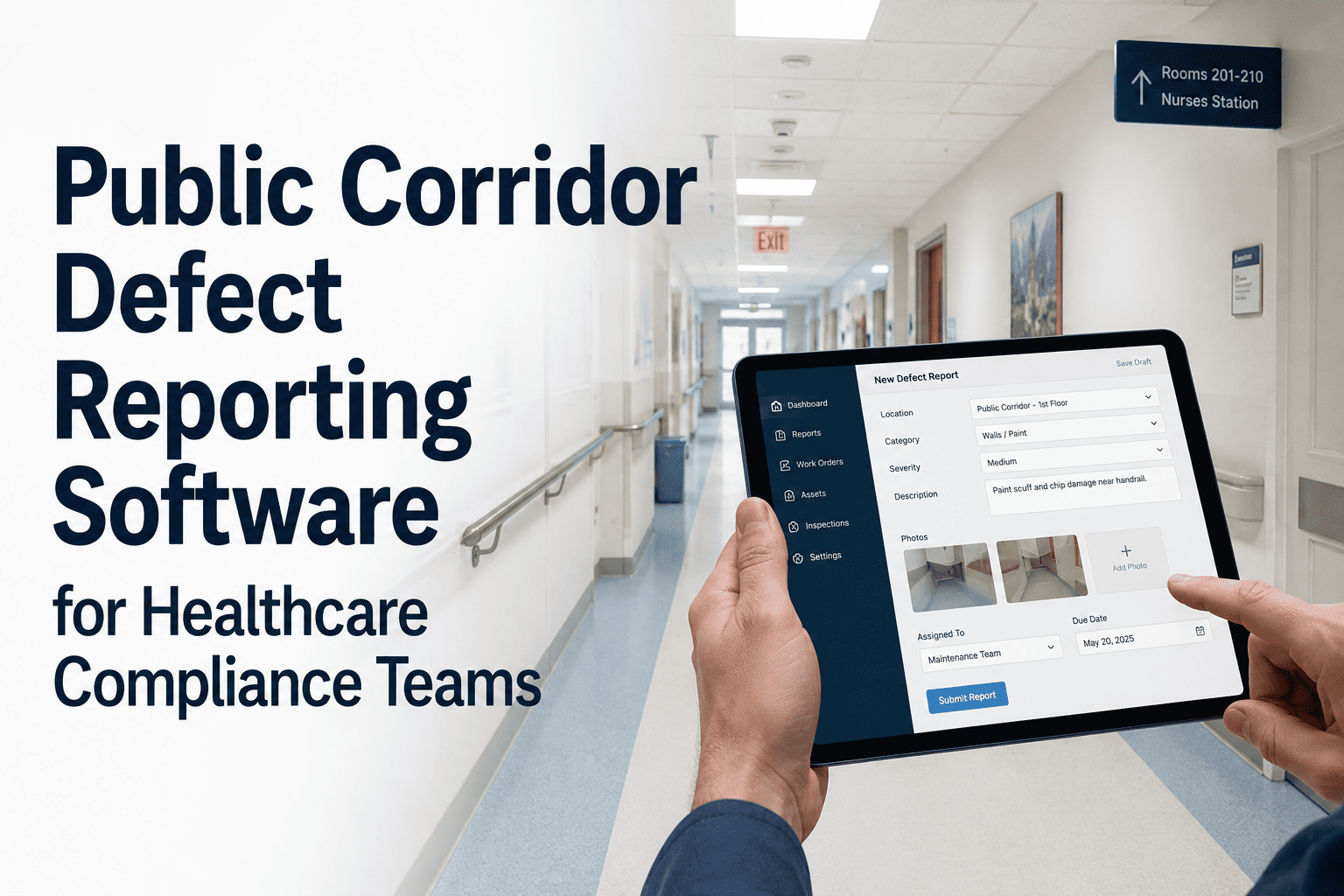 public-corridor-defect-reporting-software-for-healthcare-compliance-teams