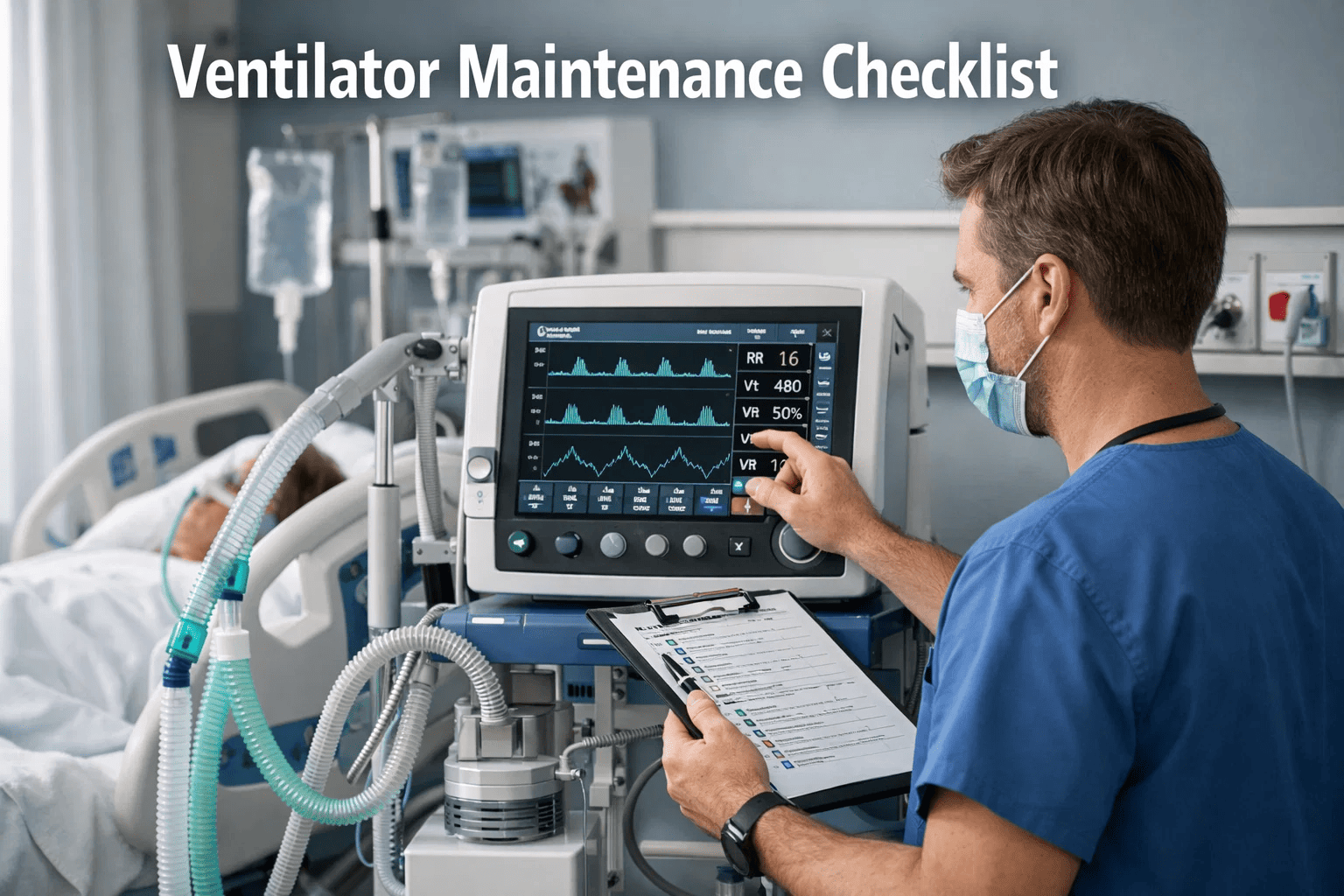 ventilator-medical-device-maintenance-checklist
