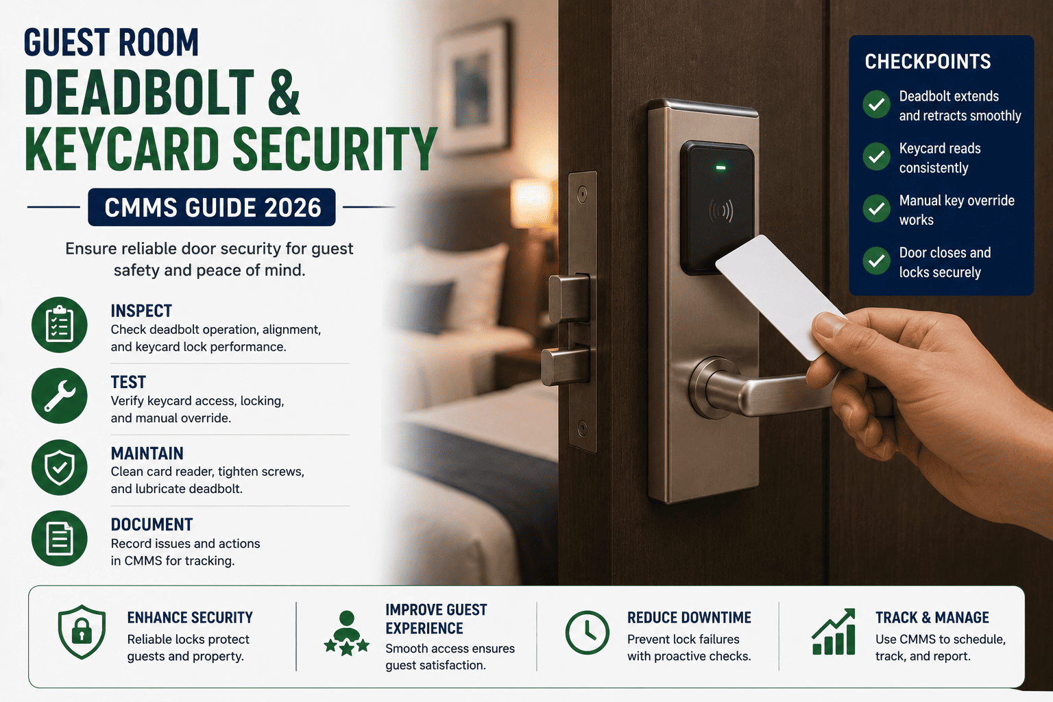 guest-room-deadbolt-keycard-security-cmms-guide-2026