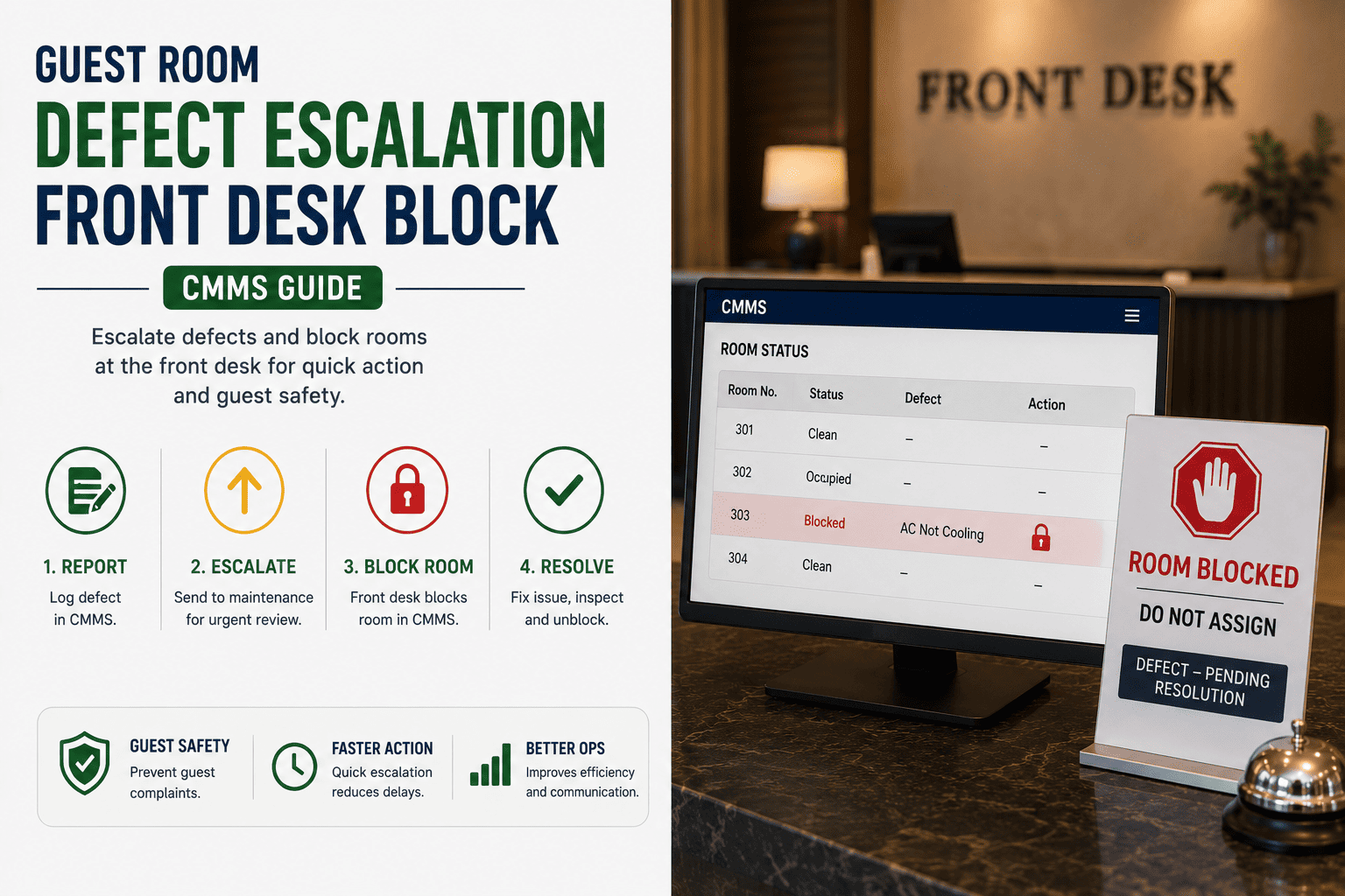 guest-room-defect-escalation-front-desk-block-cmms-guide
