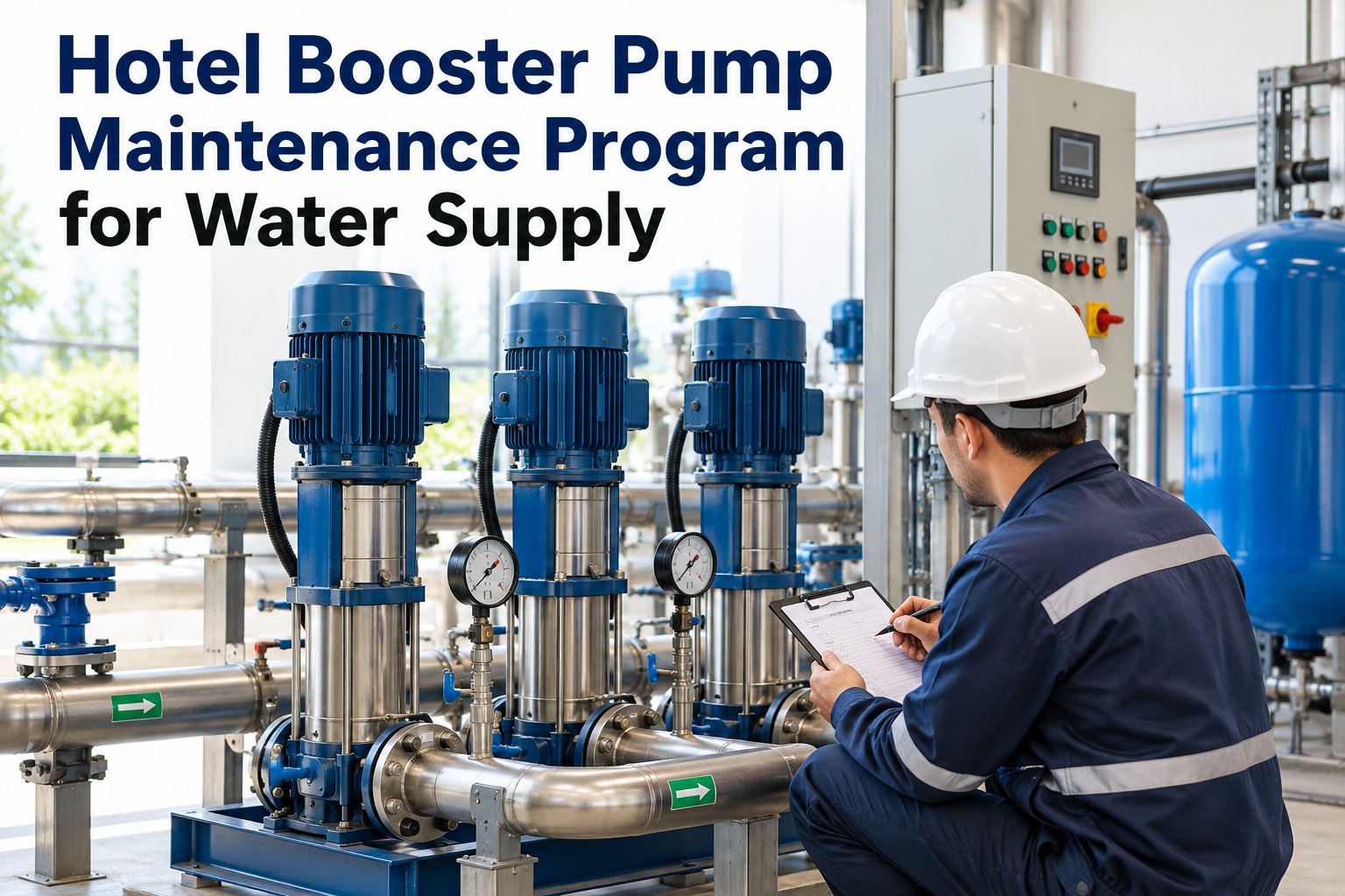 hotel-booster-pump-maintenance-program-water-supply